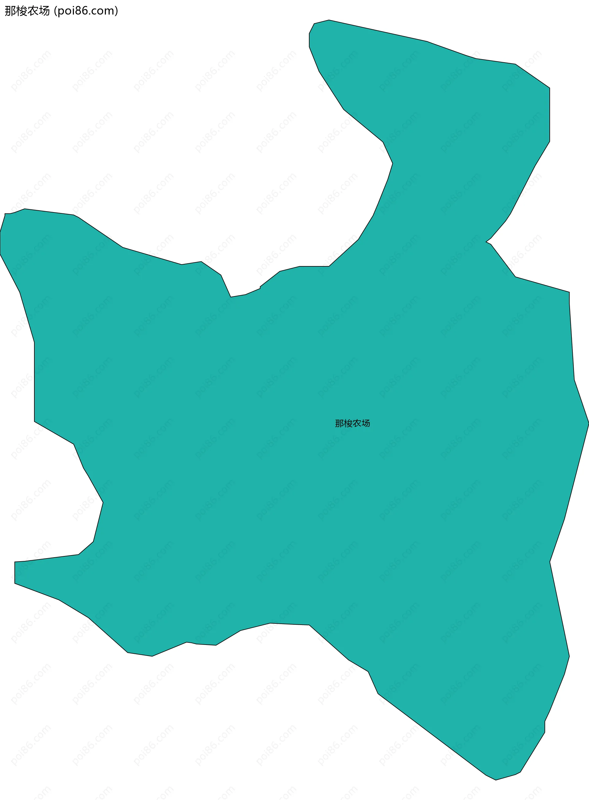 那梭农场边界地图