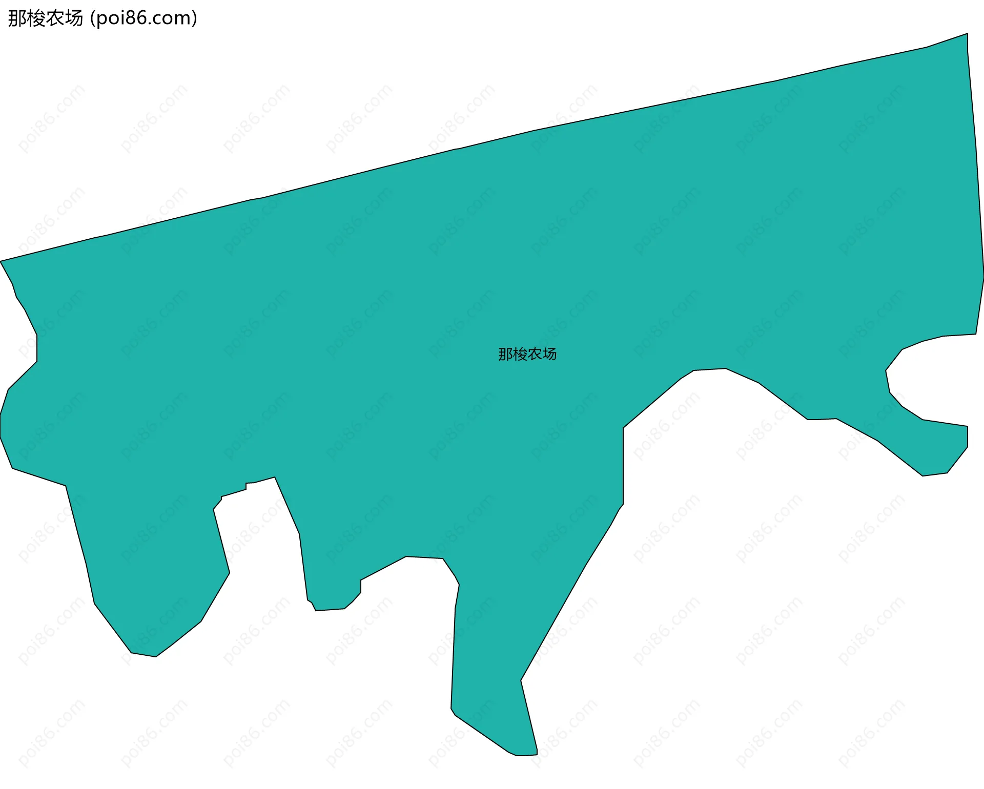 那梭农场边界地图