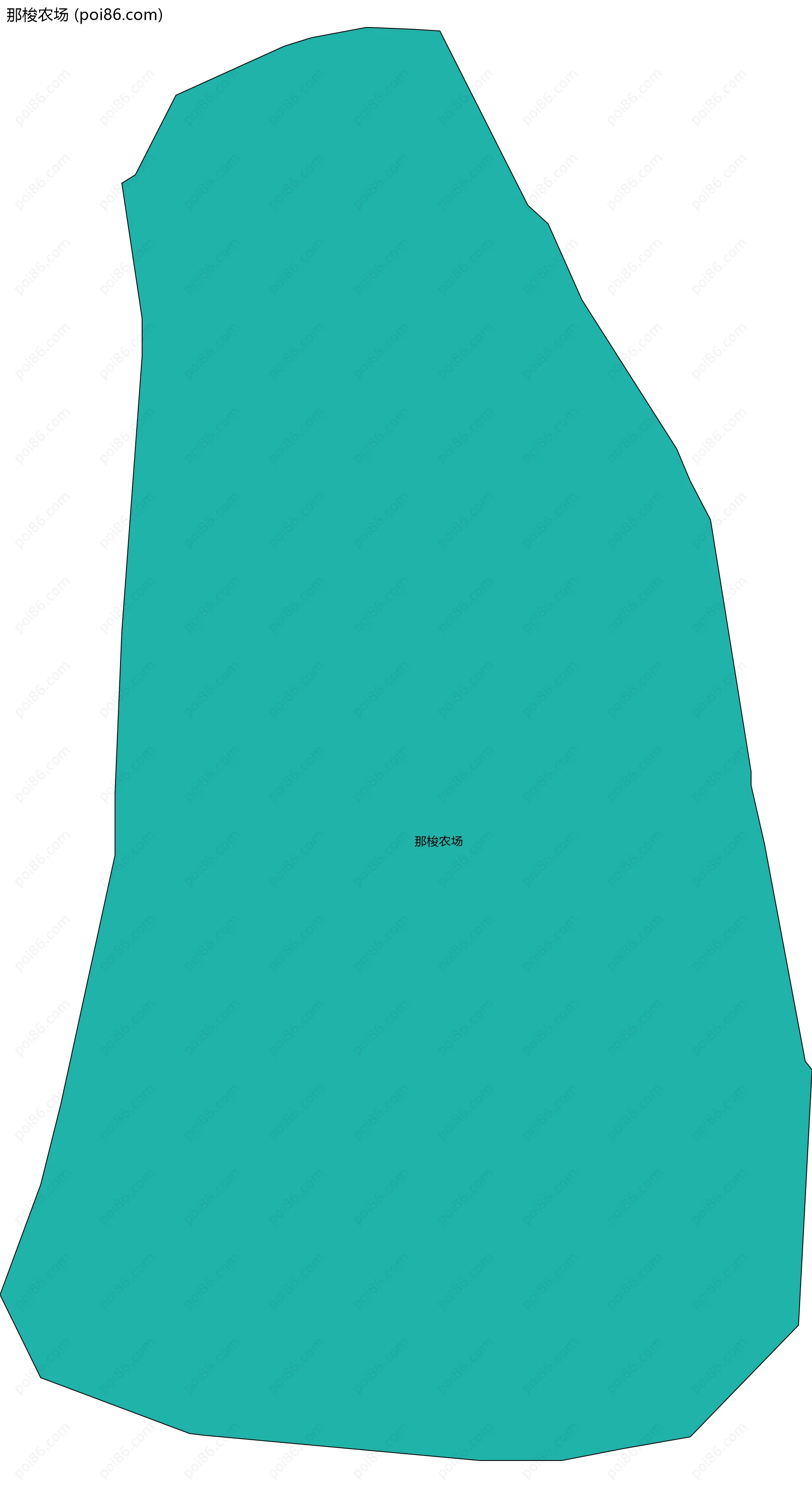 那梭农场边界地图