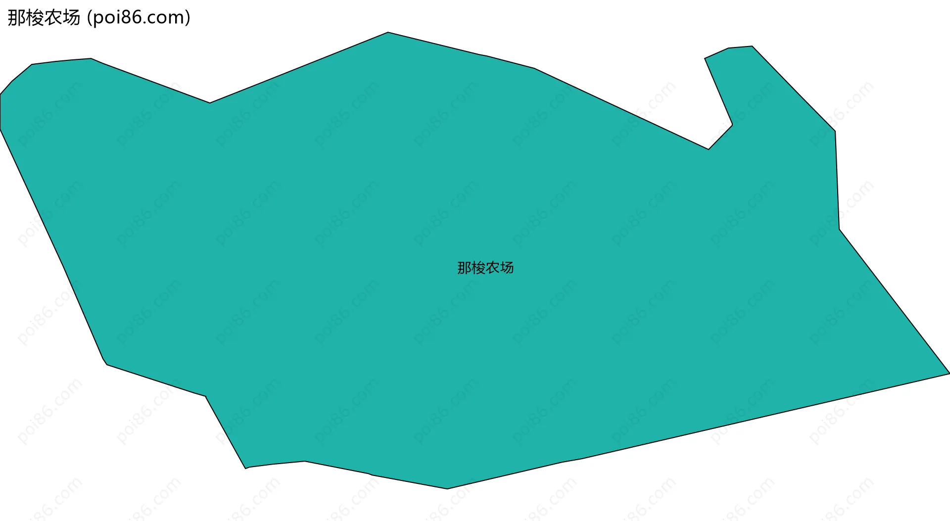 那梭农场边界地图