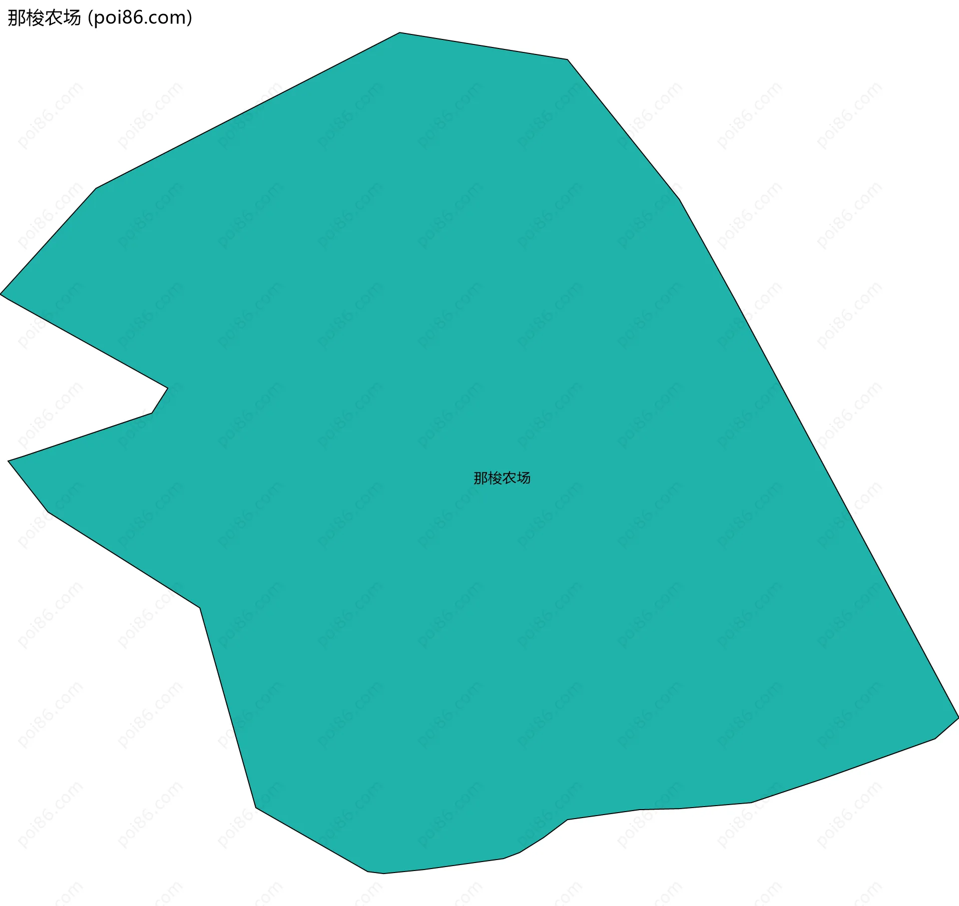 那梭农场边界地图