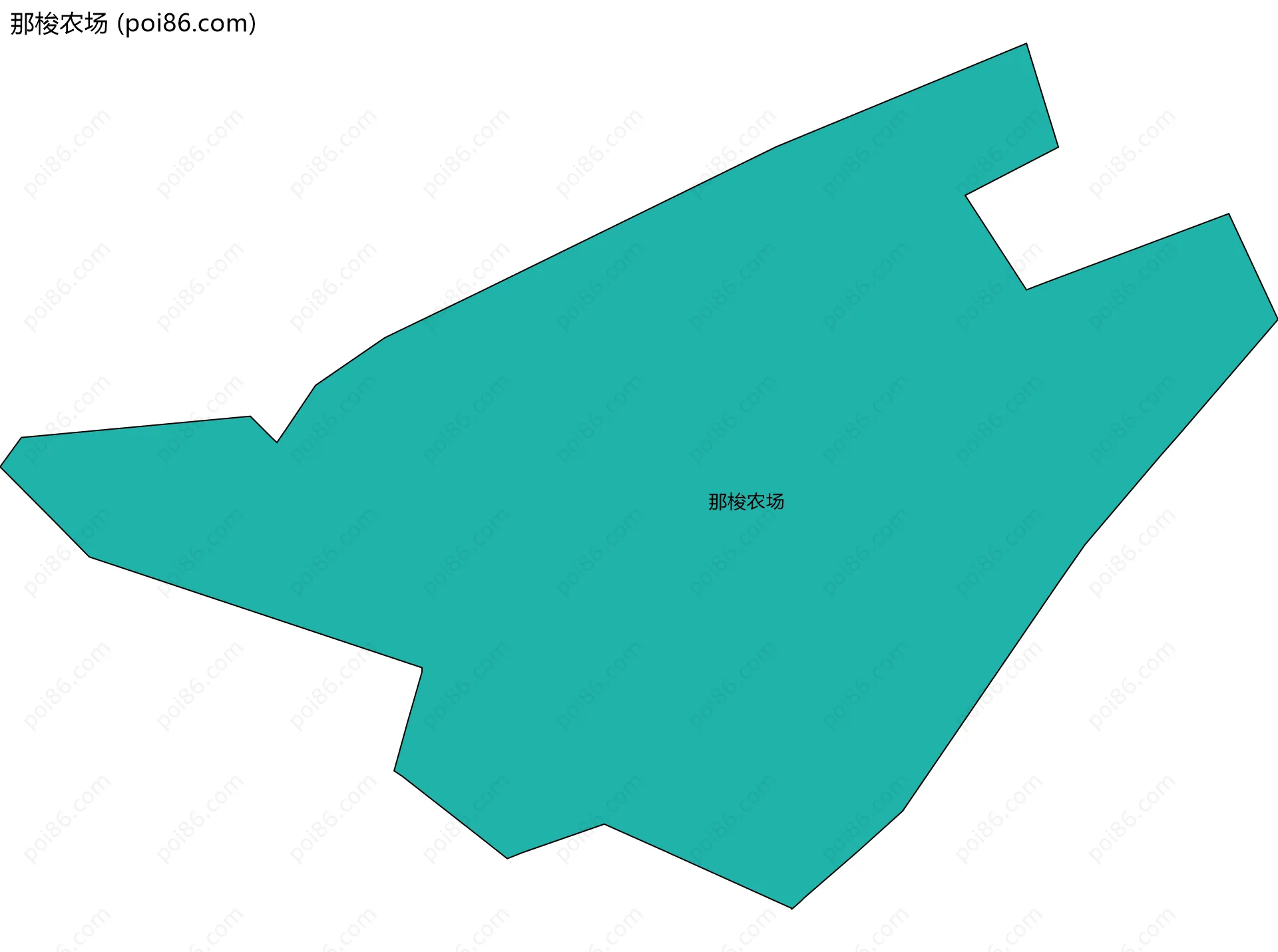 那梭农场边界地图