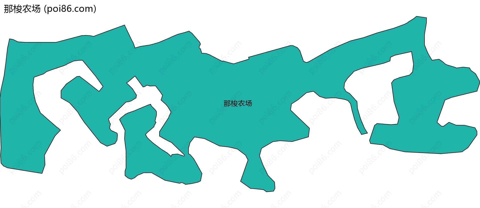 那梭农场边界地图