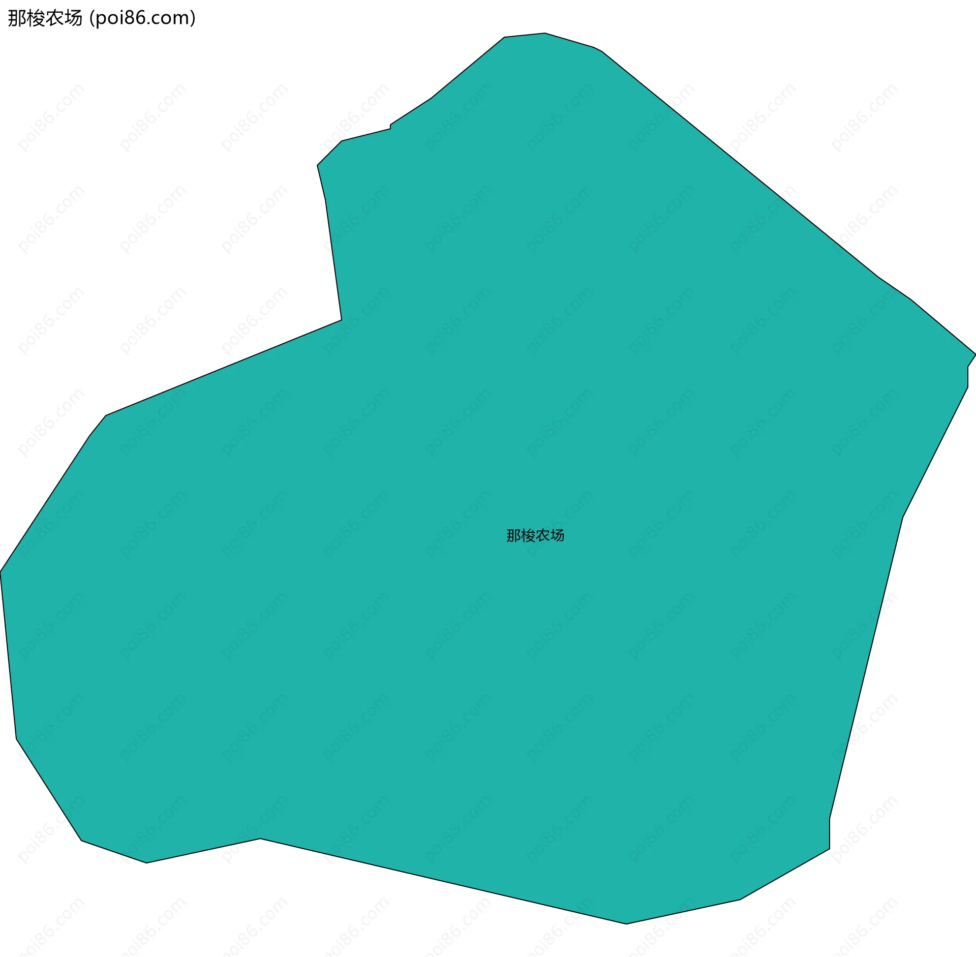 那梭农场边界地图