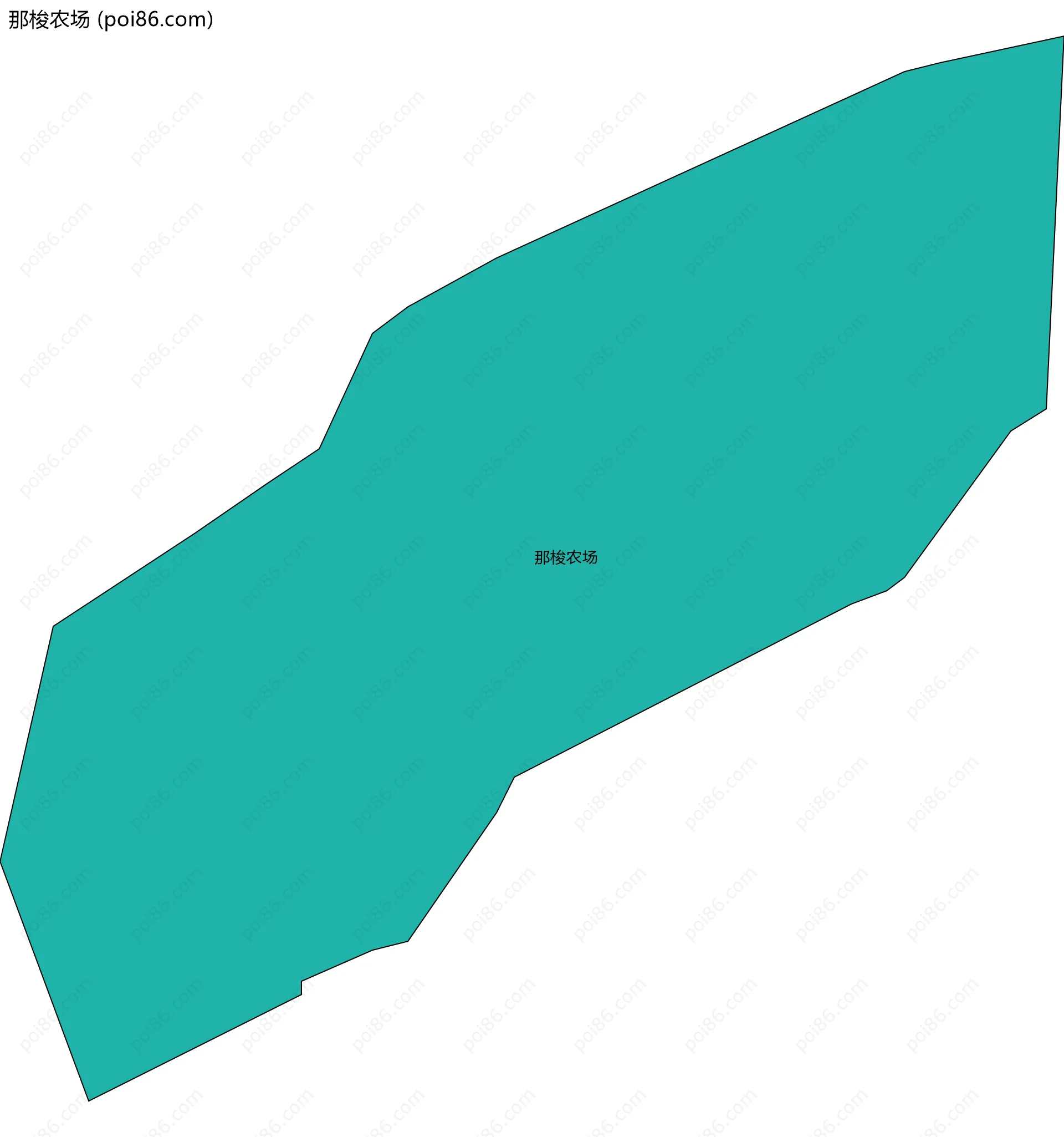那梭农场边界地图