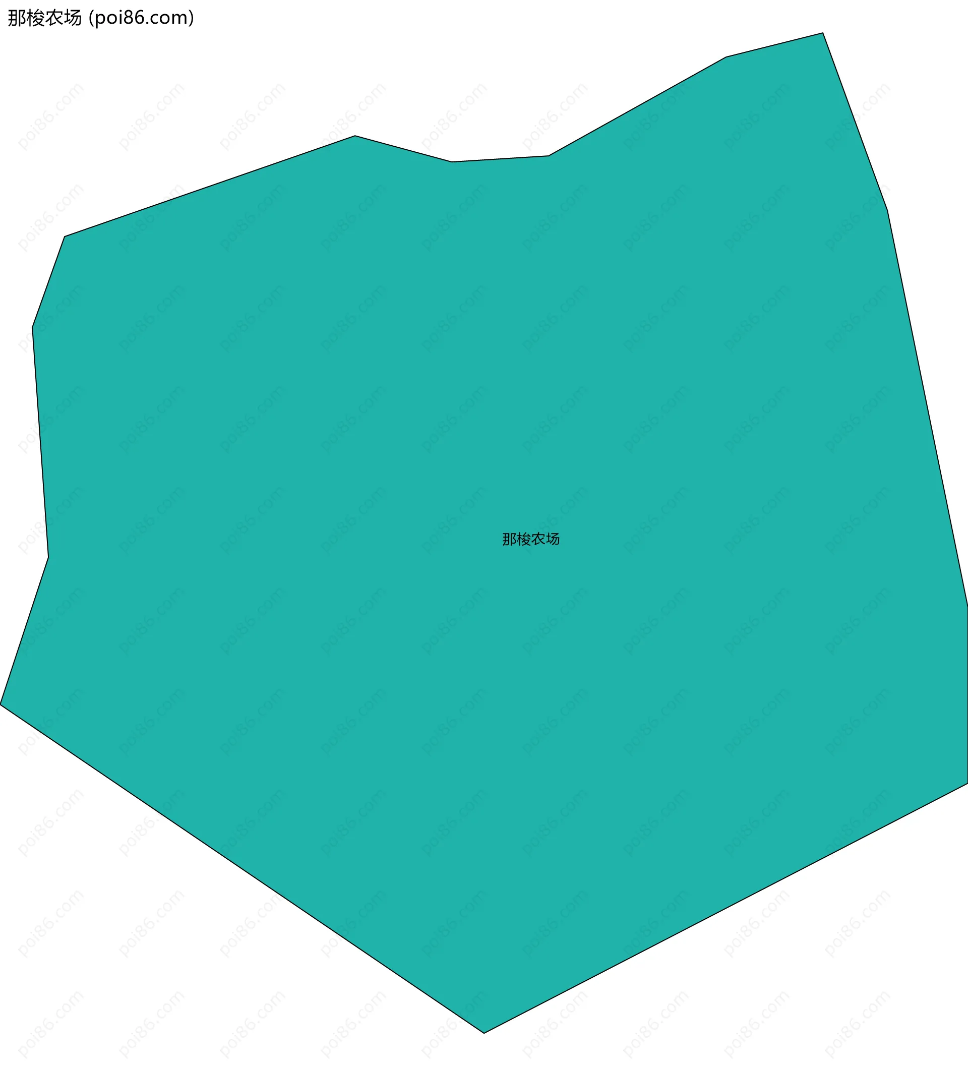 那梭农场边界地图