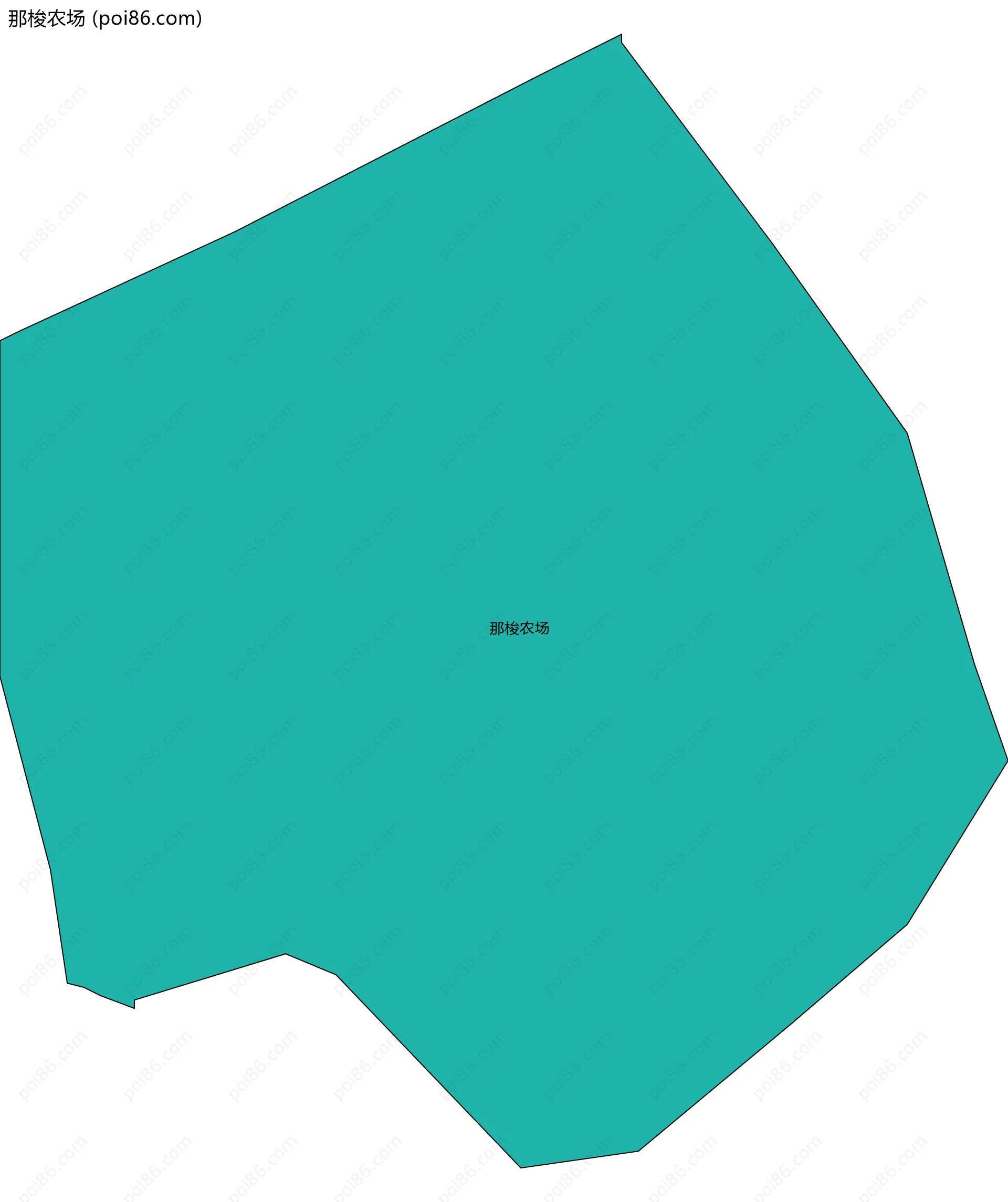 那梭农场边界地图