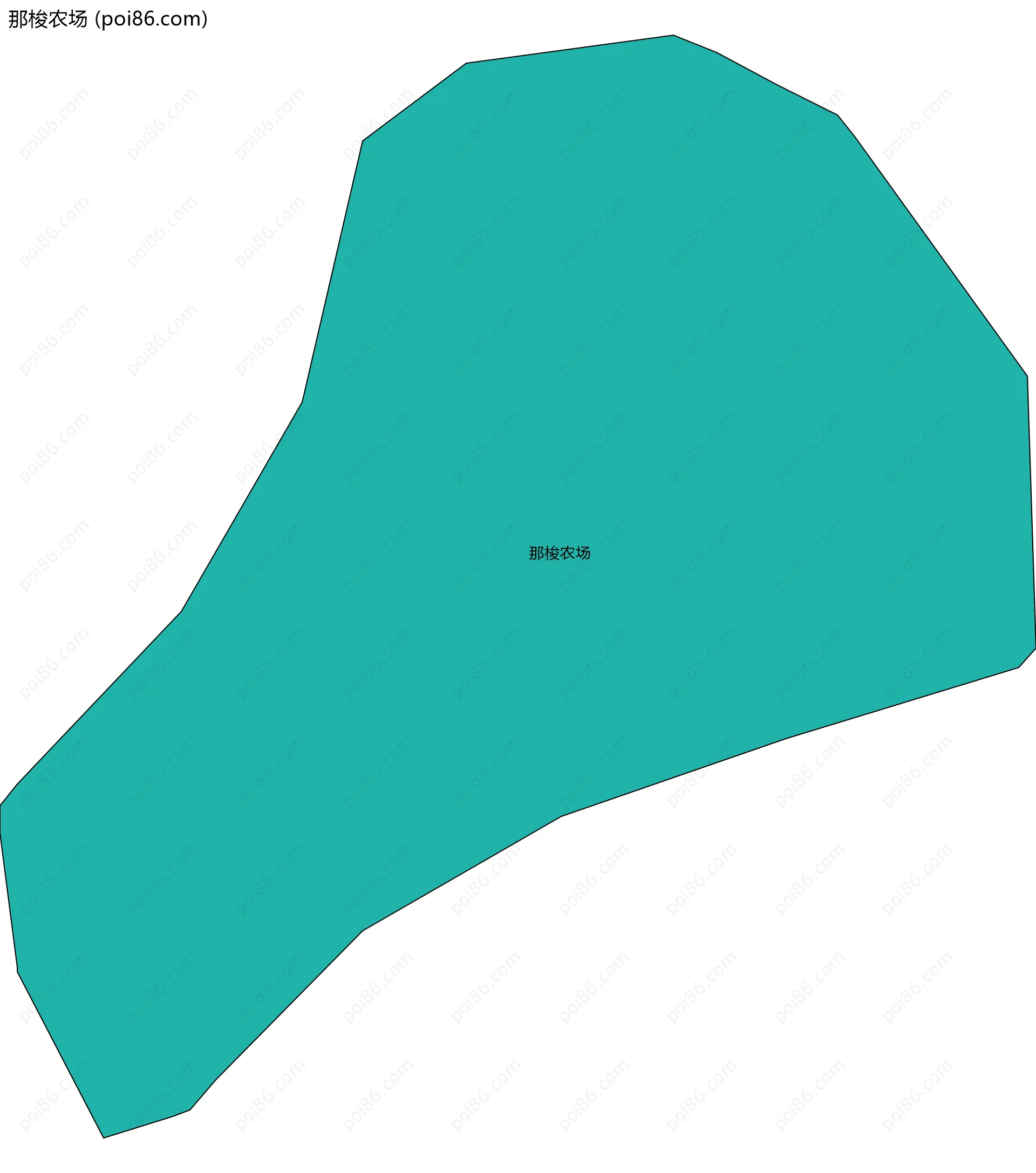 那梭农场边界地图