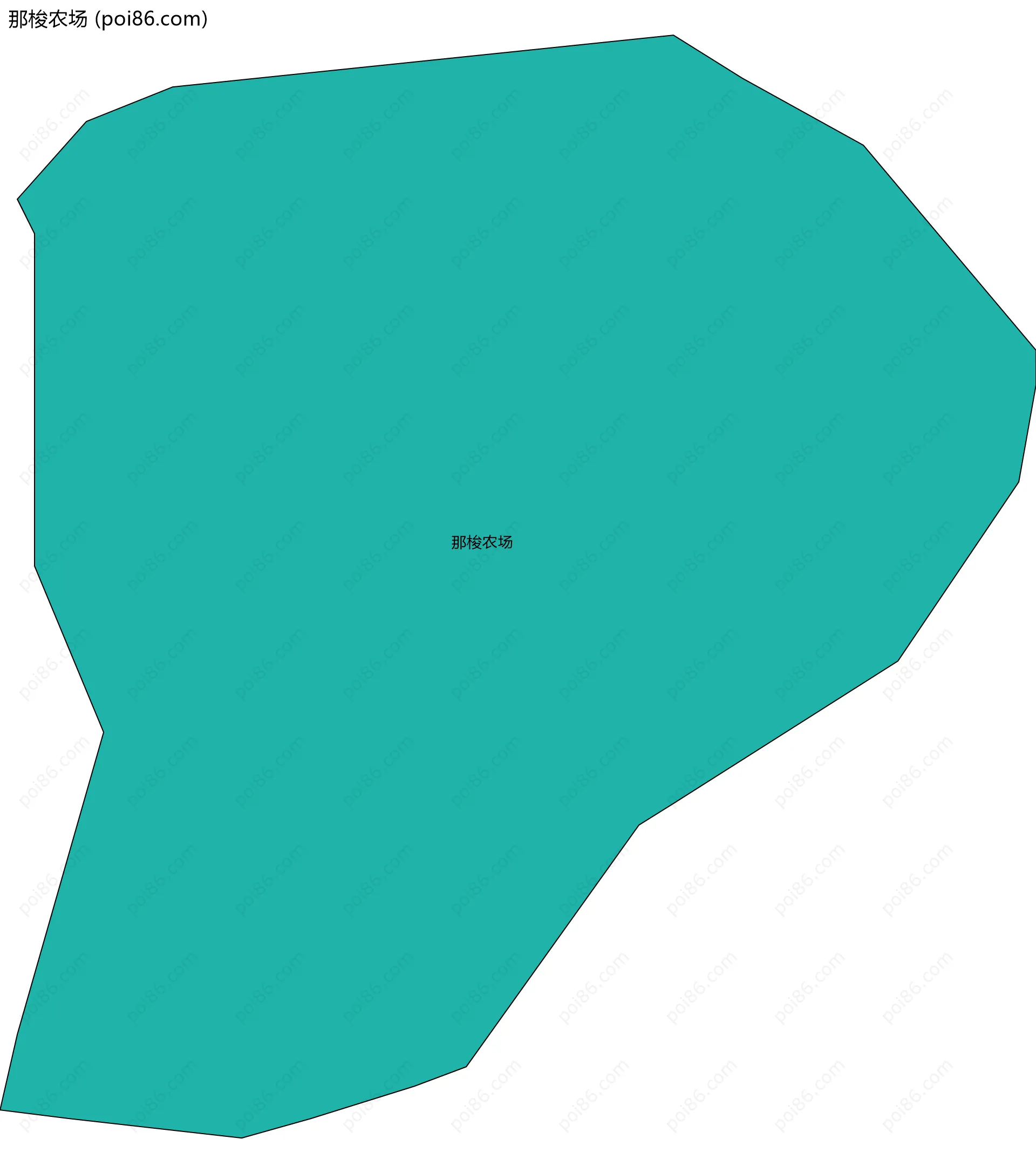 那梭农场边界地图