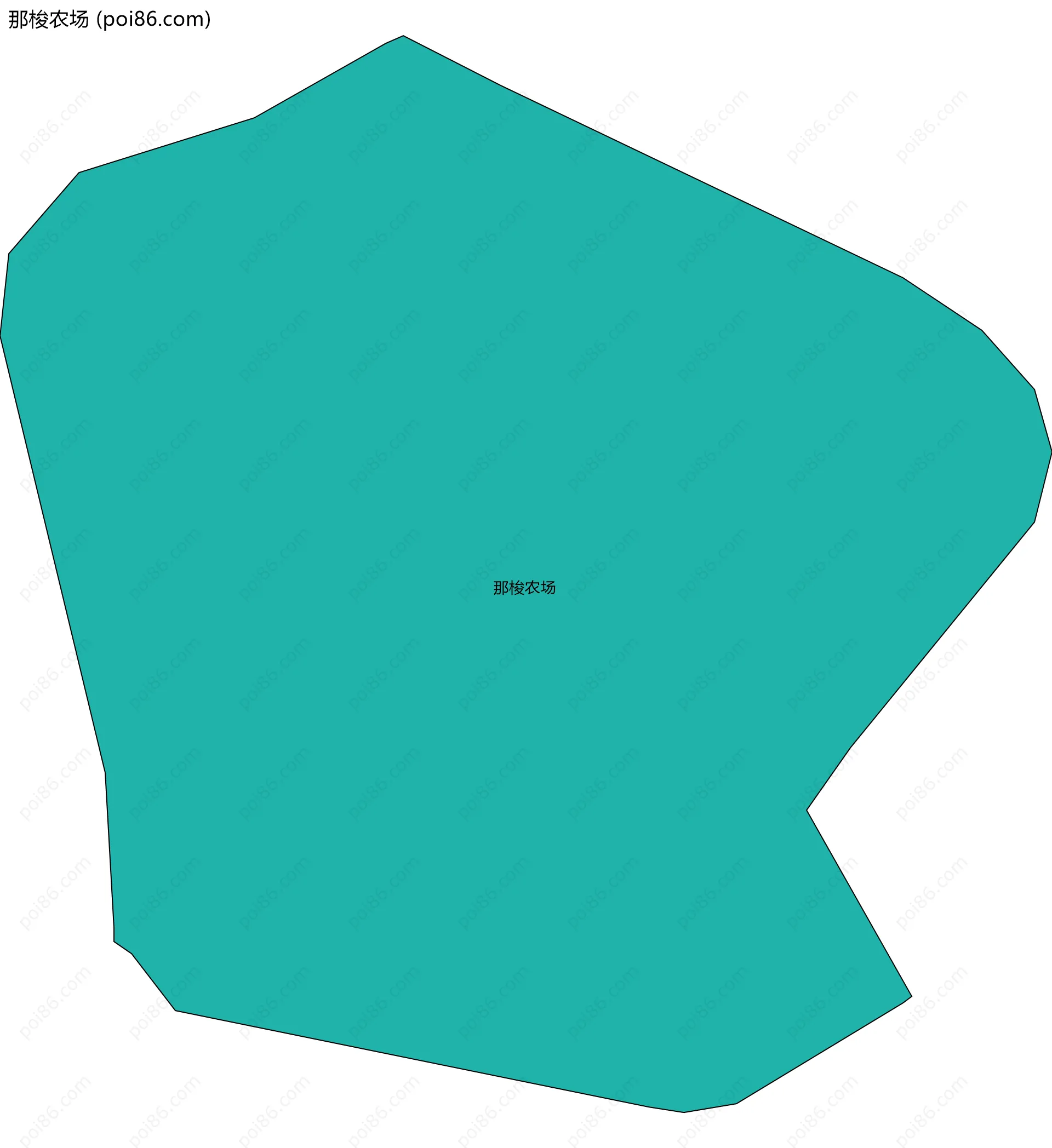 那梭农场边界地图