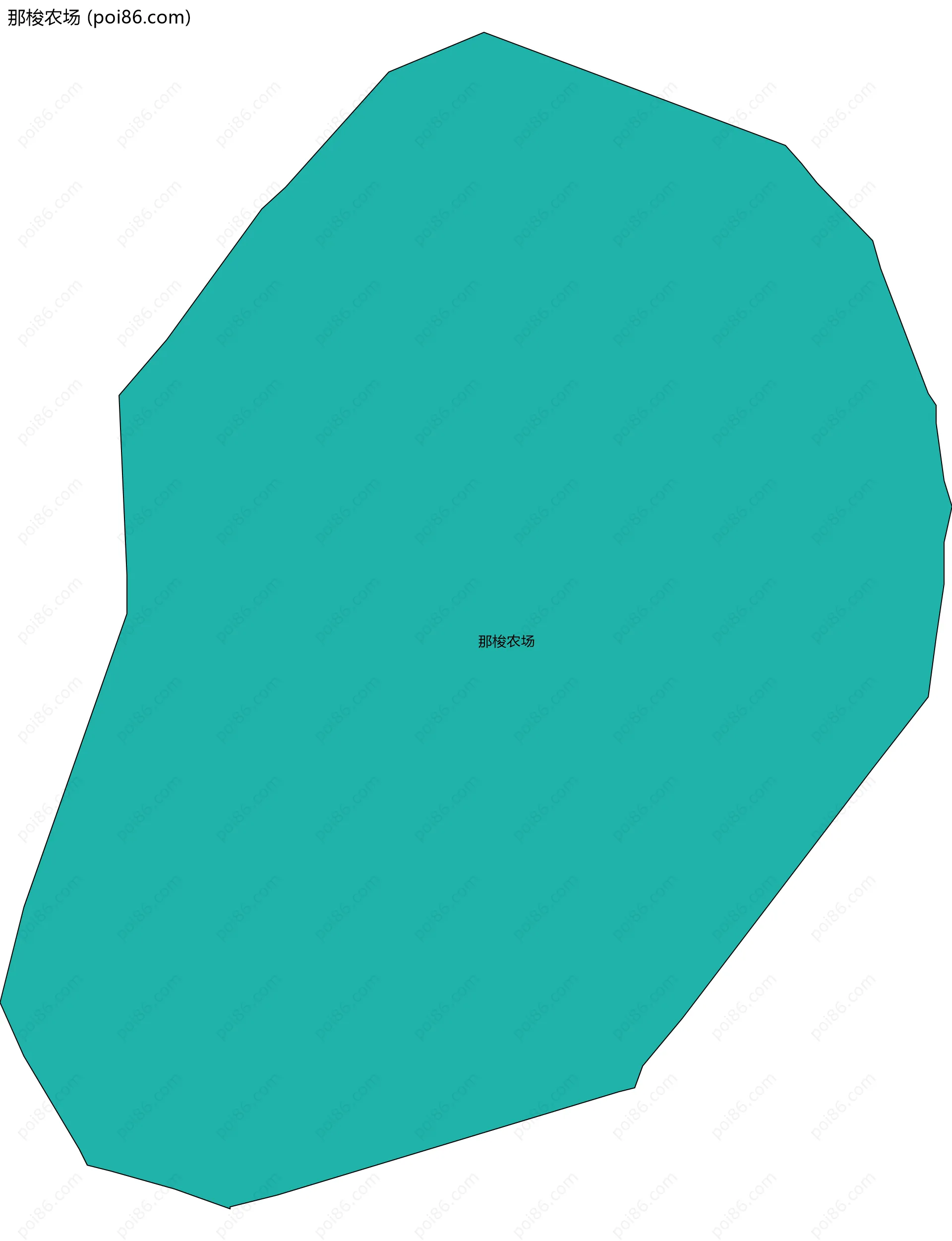 那梭农场边界地图