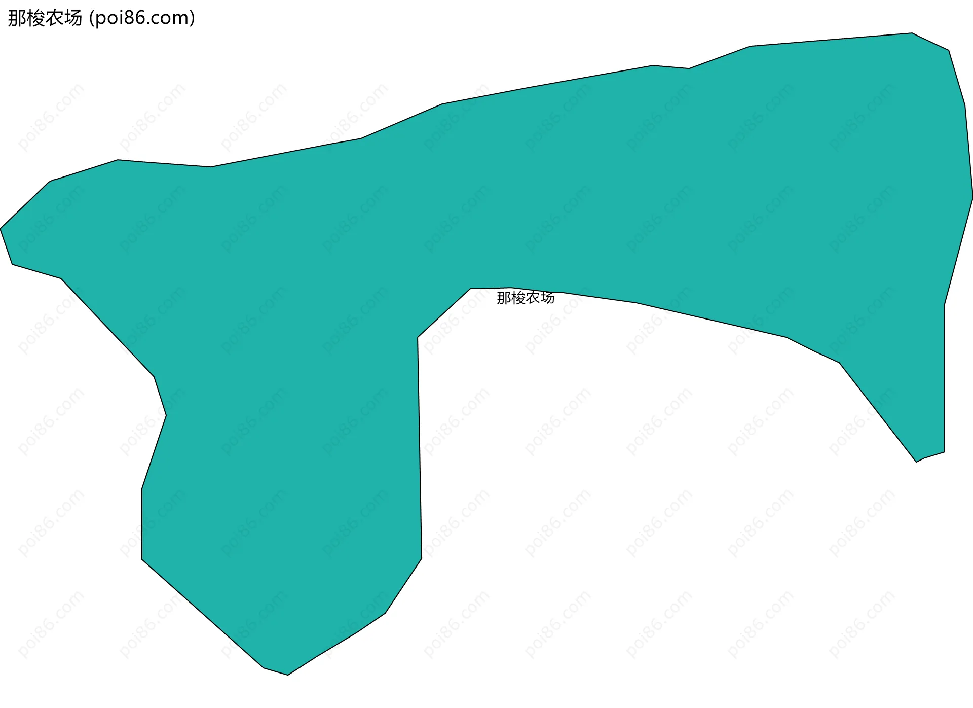 那梭农场边界地图