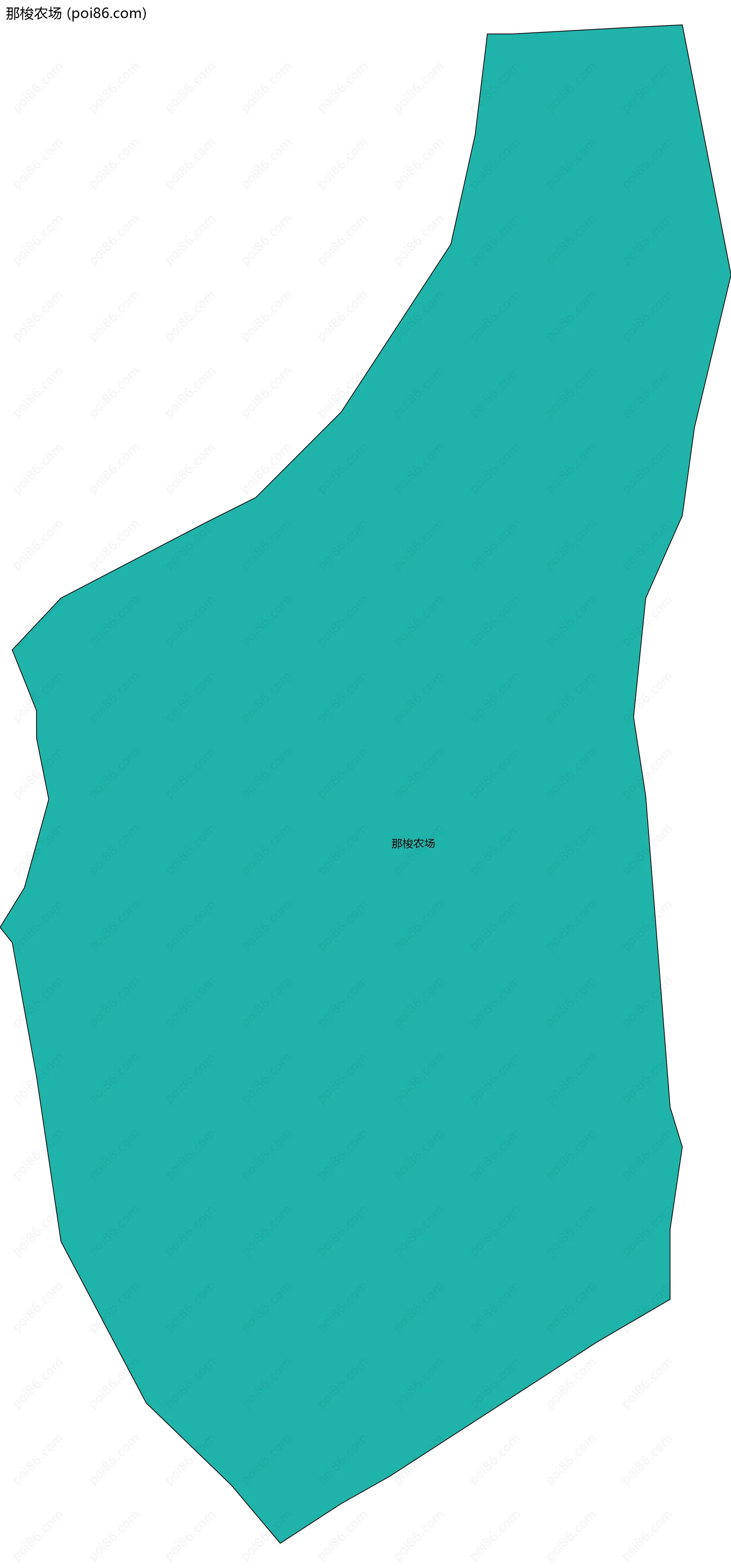 那梭农场边界地图