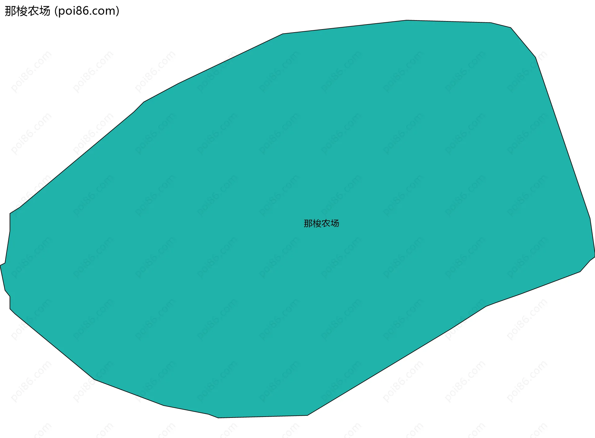 那梭农场边界地图