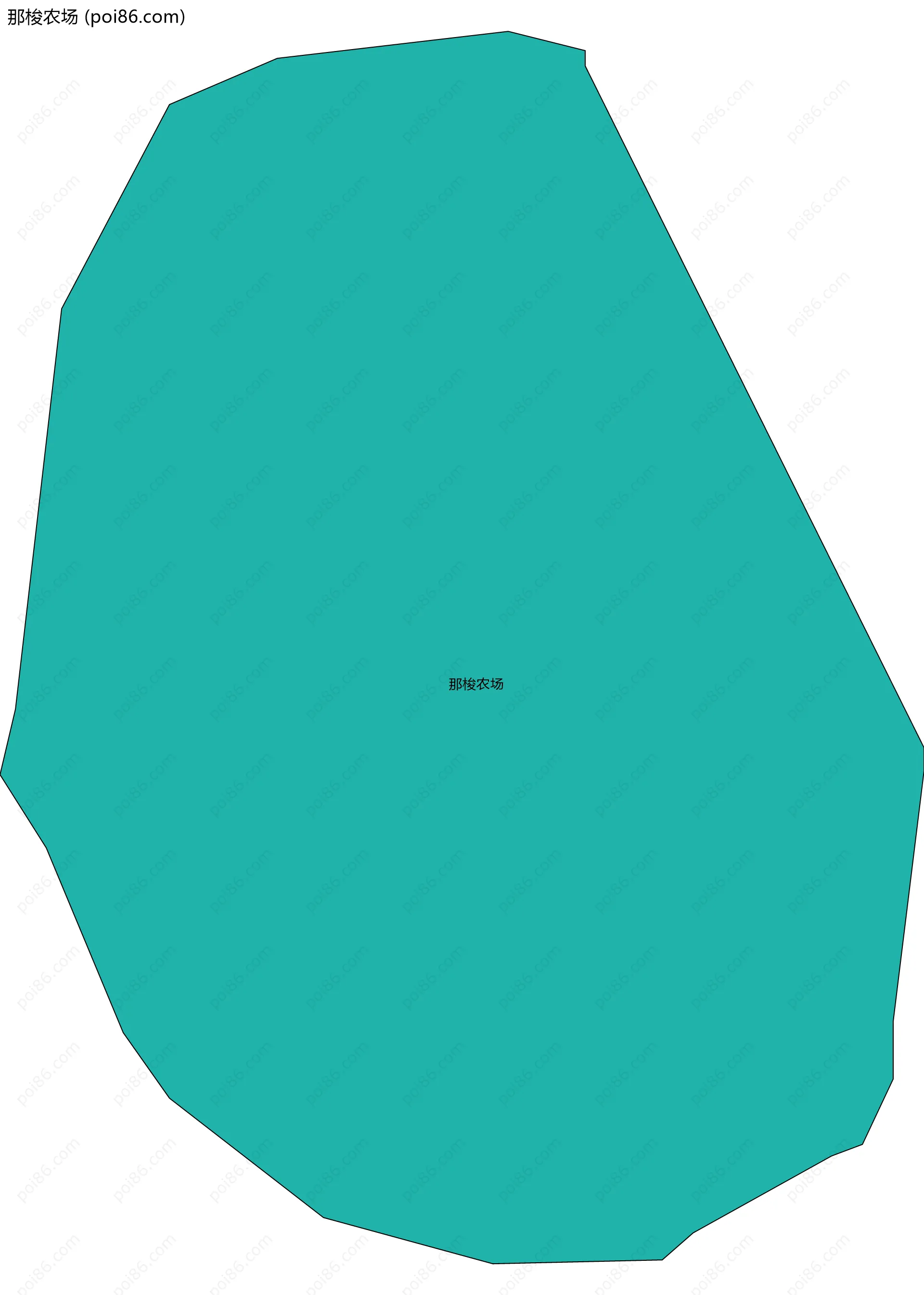 那梭农场边界地图