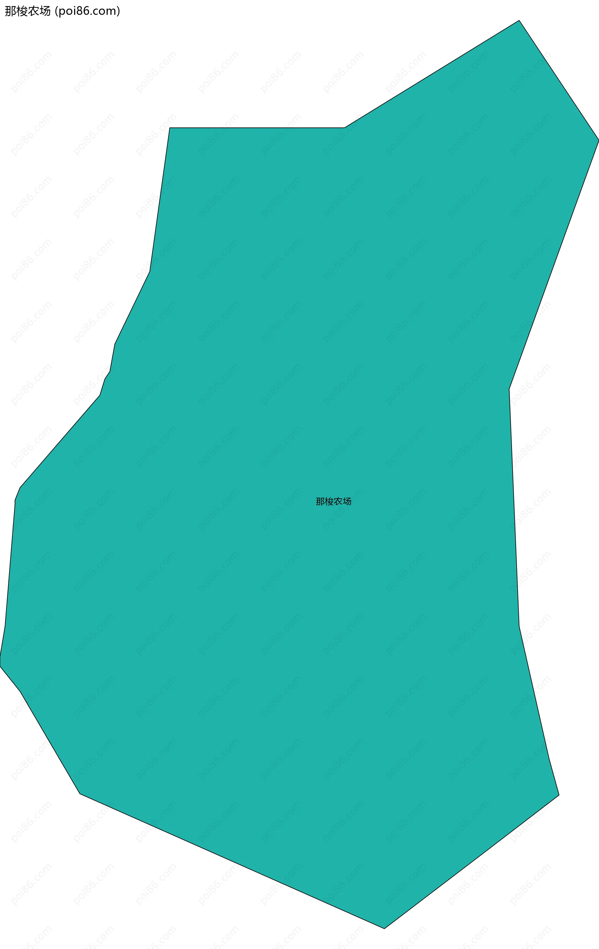 那梭农场边界地图