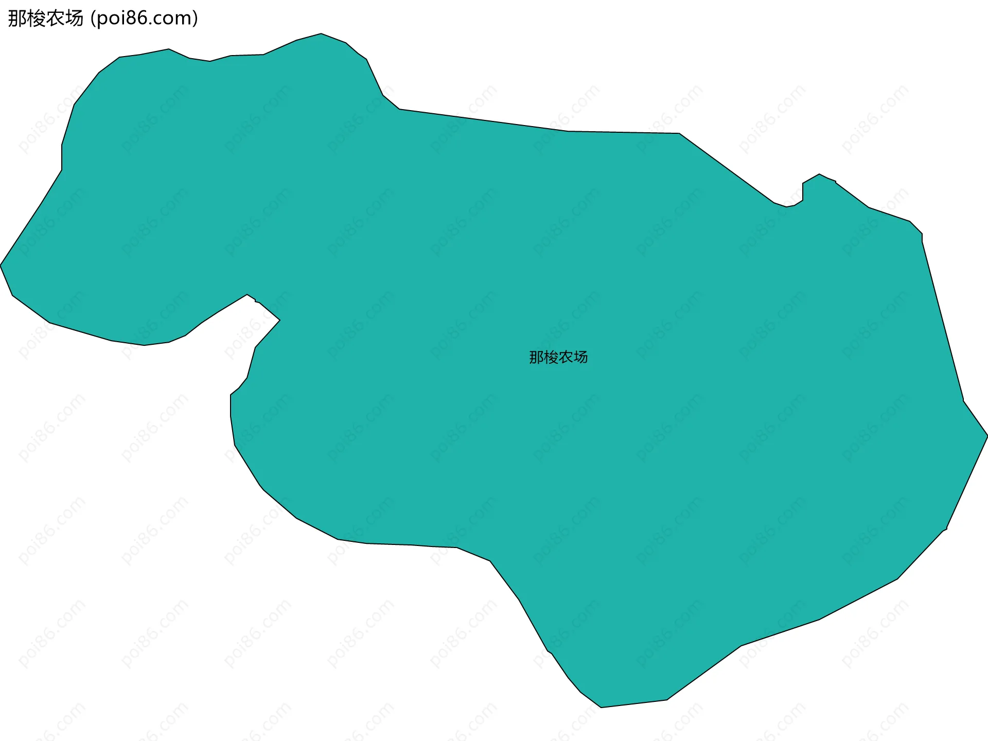 那梭农场边界地图
