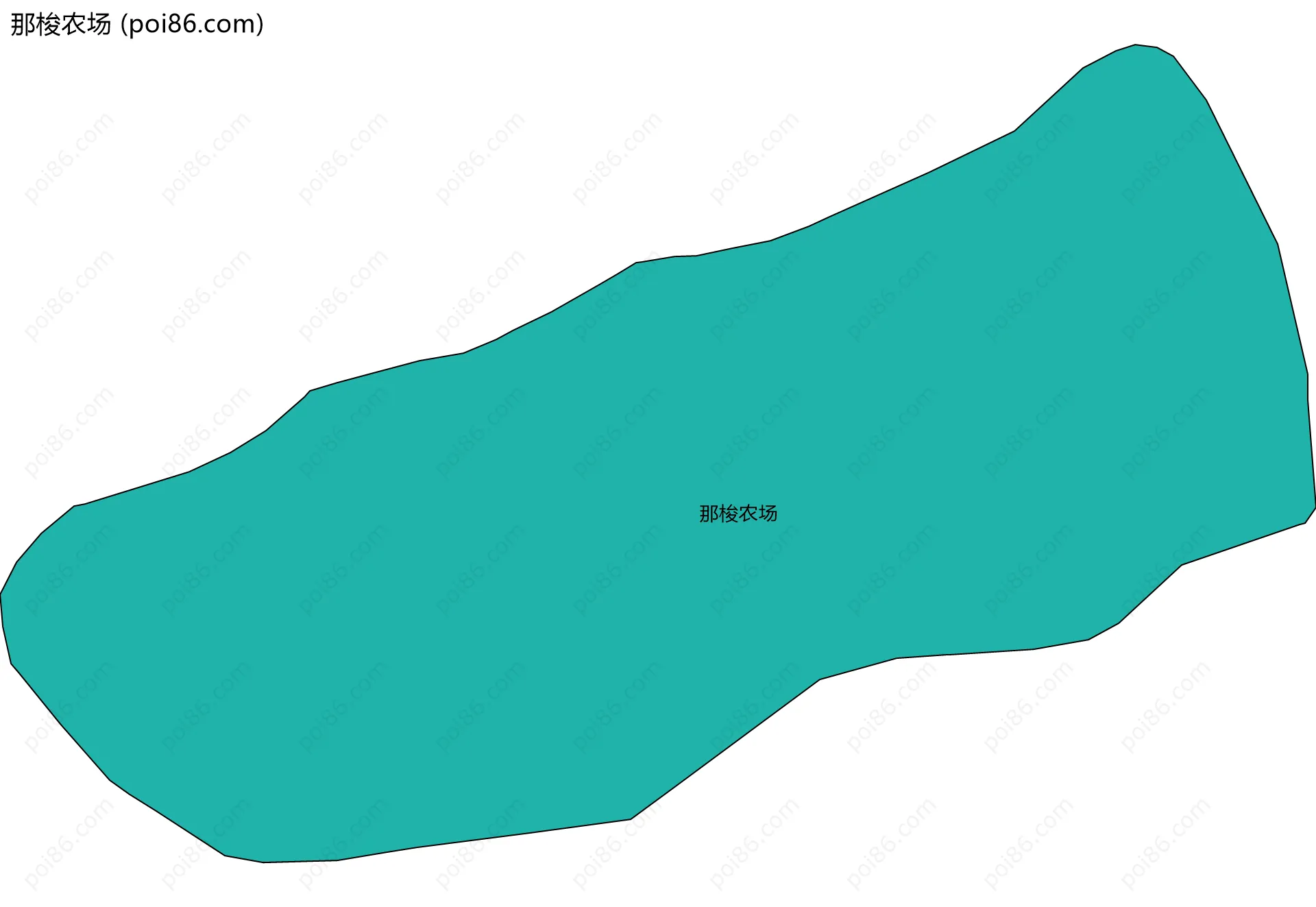 那梭农场边界地图