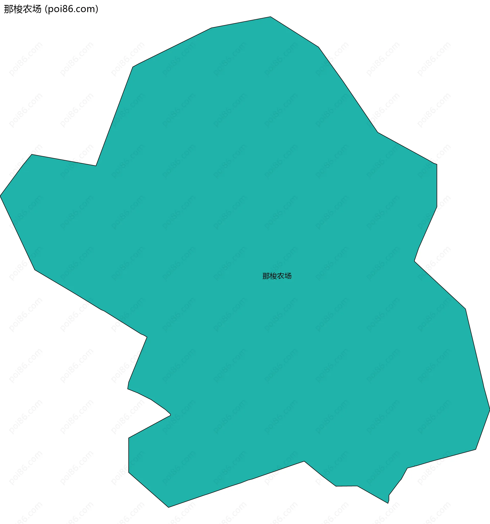 那梭农场边界地图