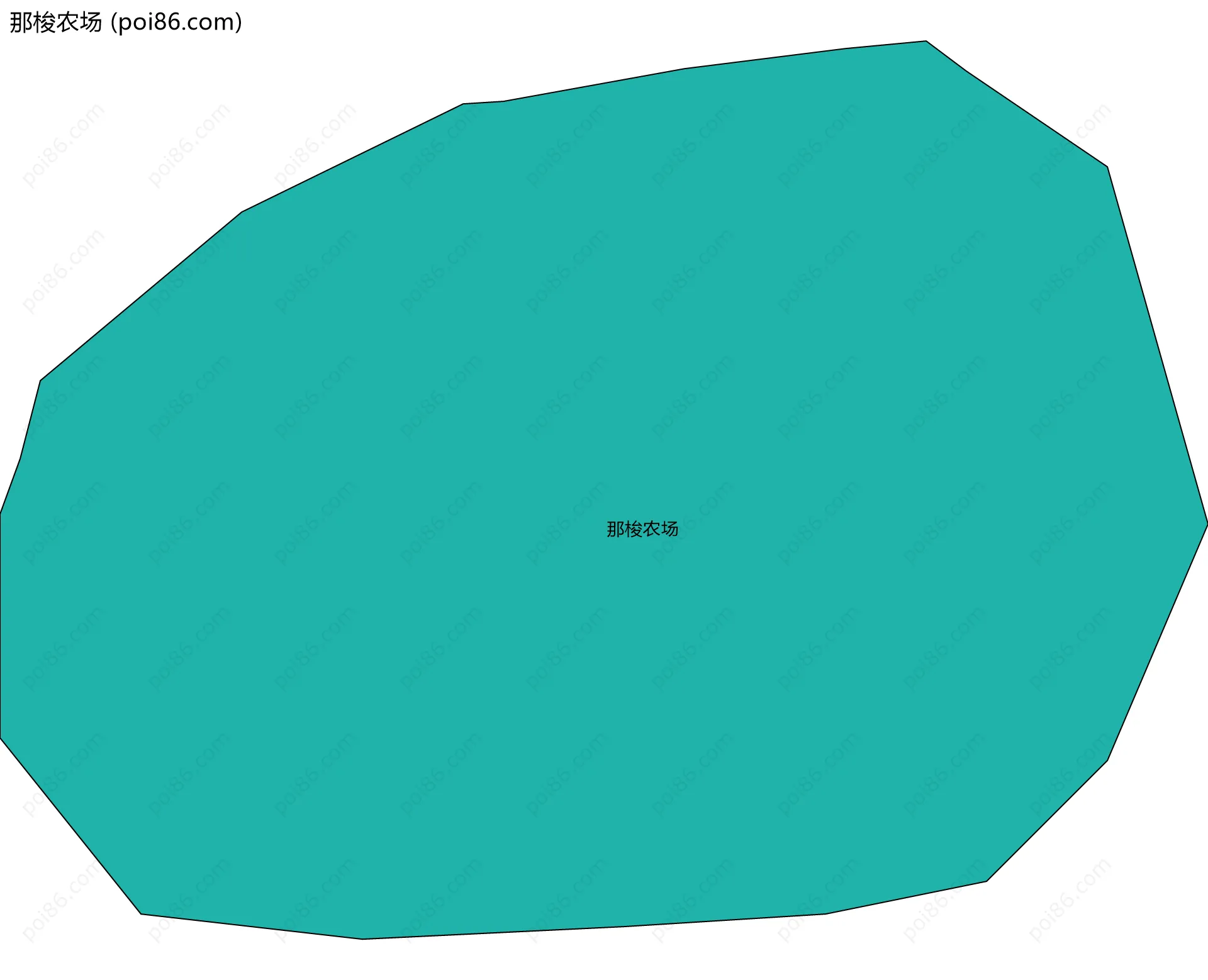 那梭农场边界地图