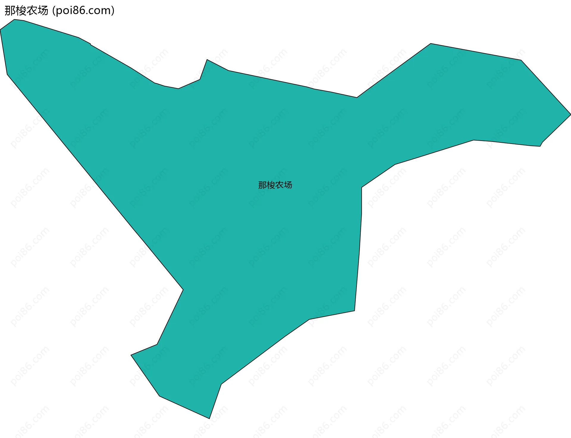 那梭农场边界地图