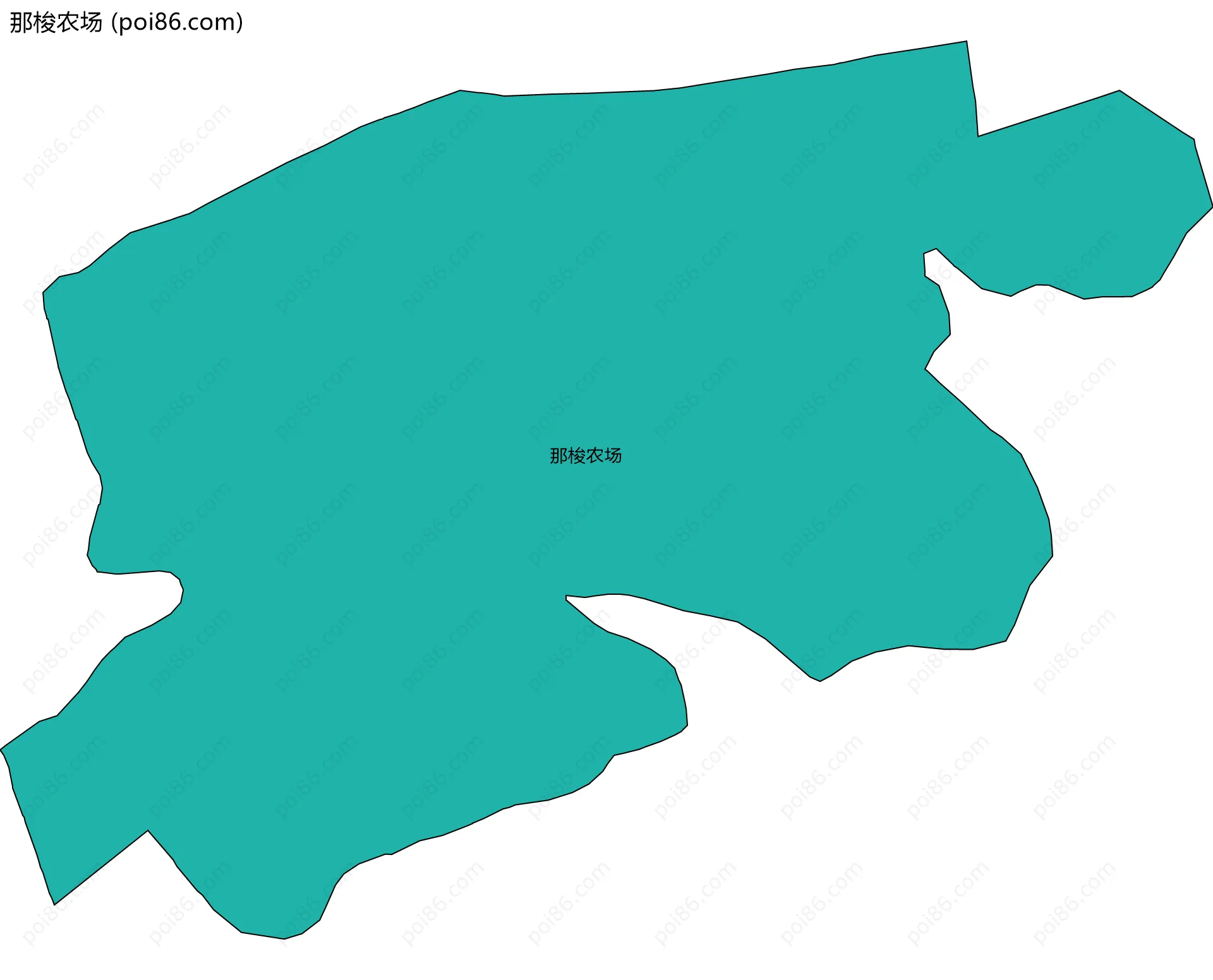 那梭农场边界地图