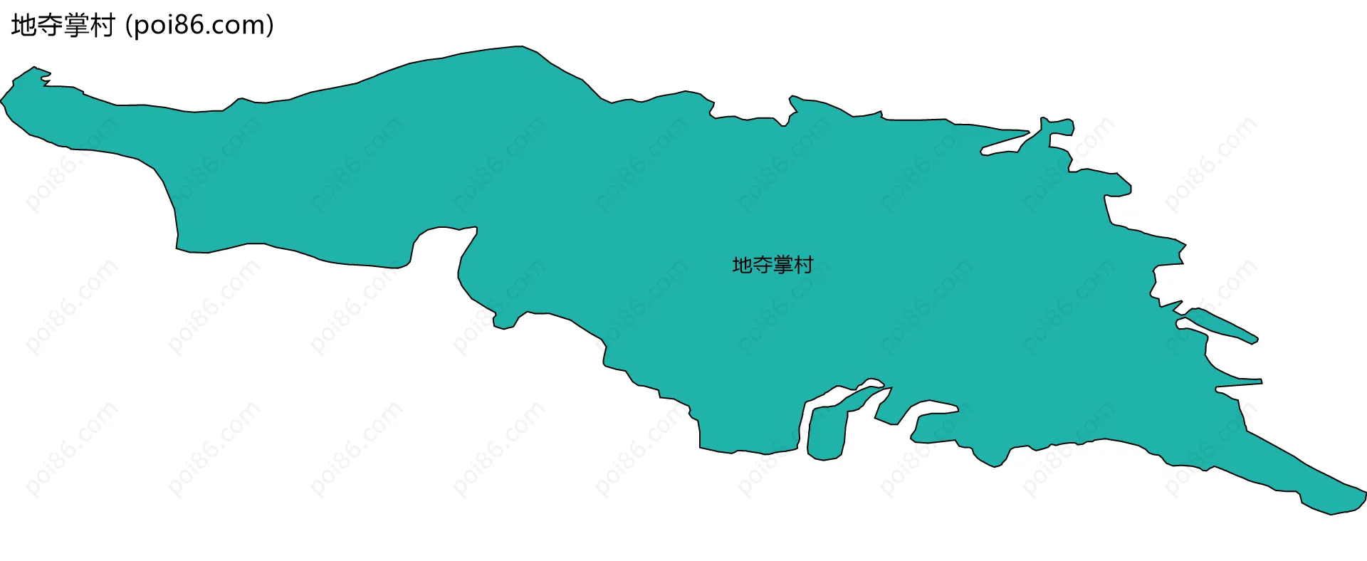 地夺掌村边界地图