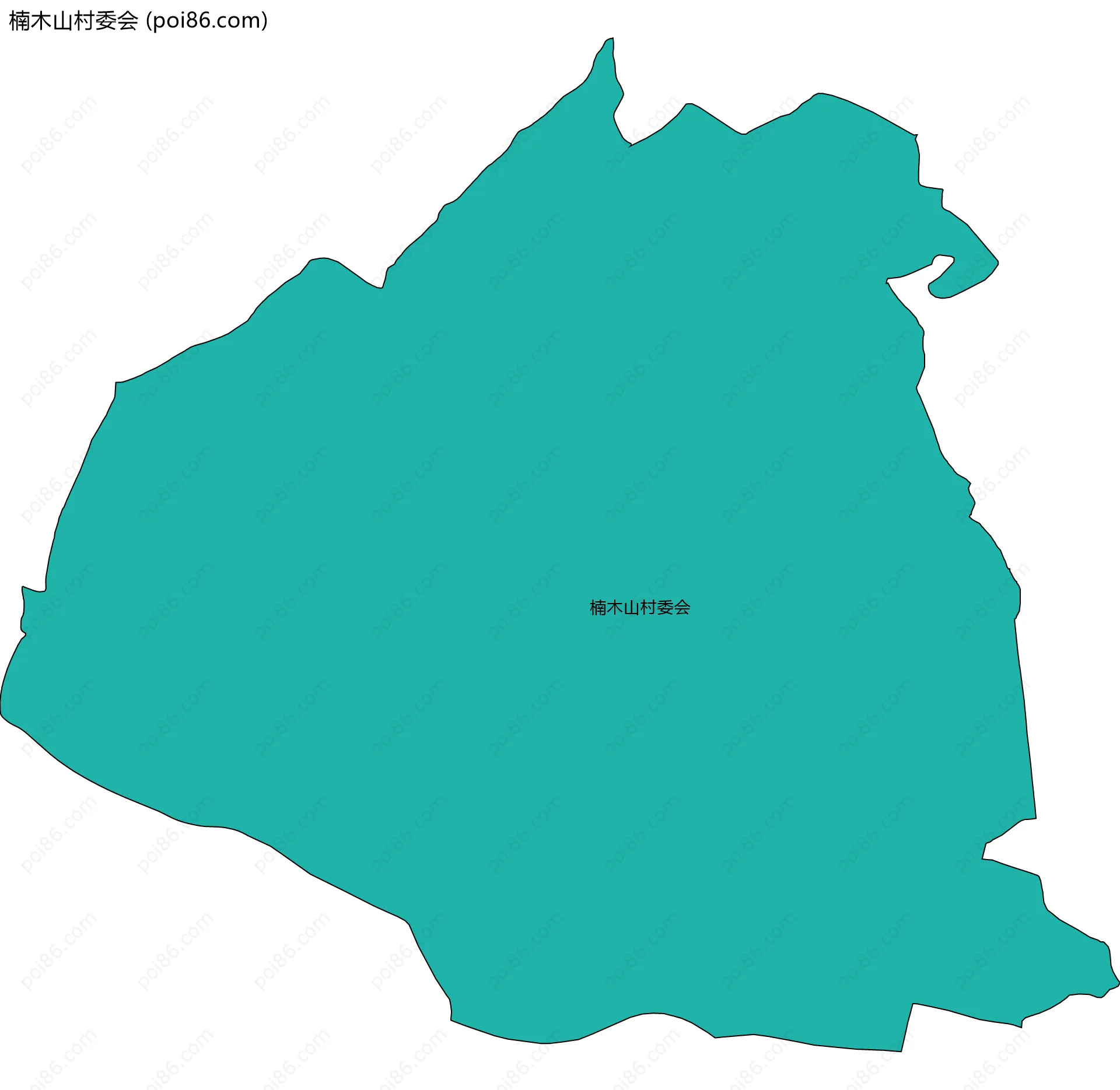 楠木山村委会边界地图
