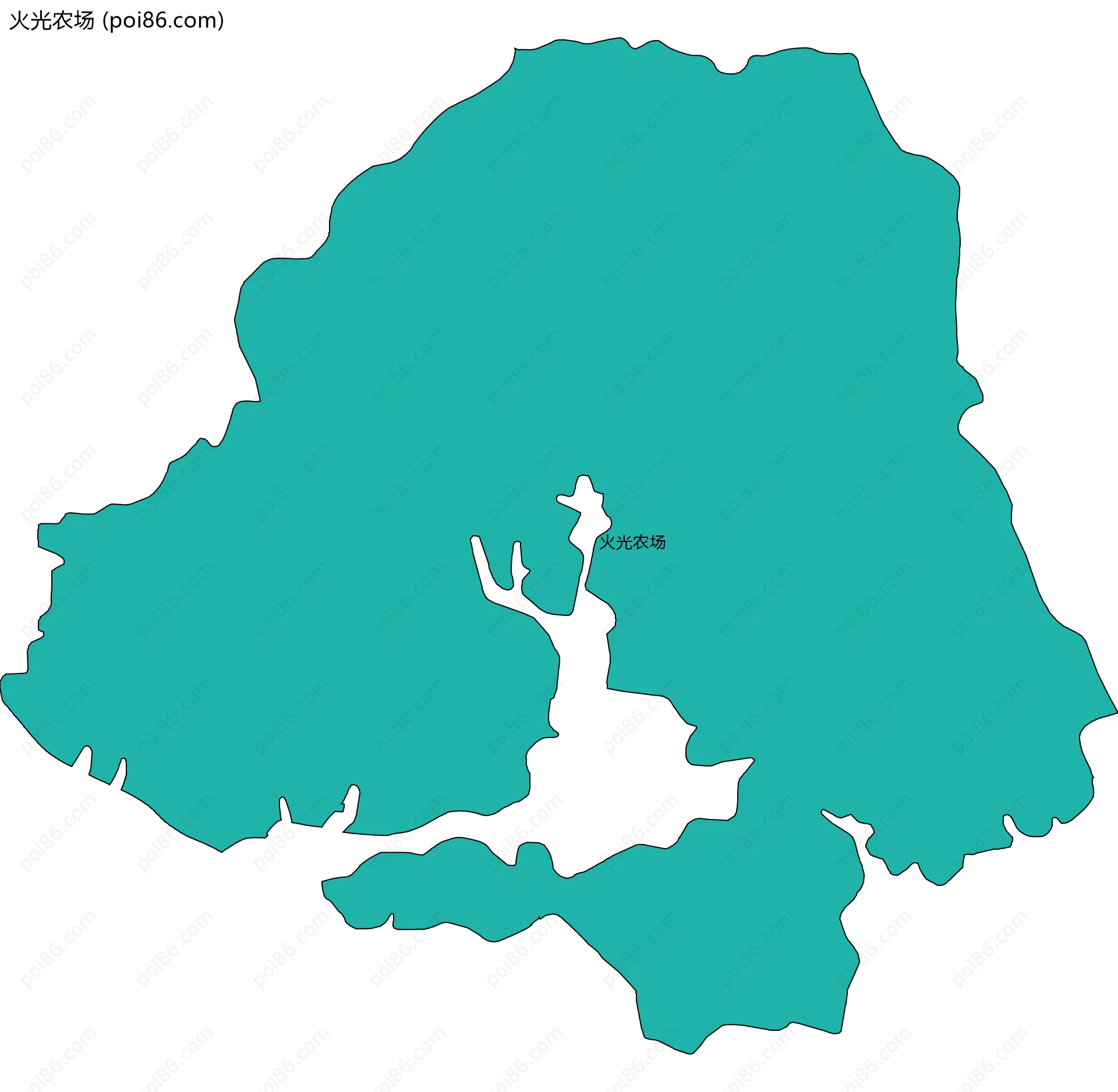 火光农场边界地图