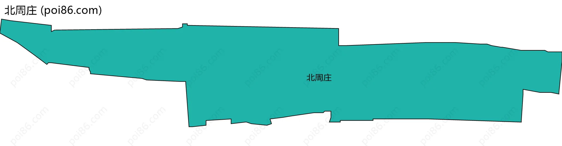 北周庄边界地图