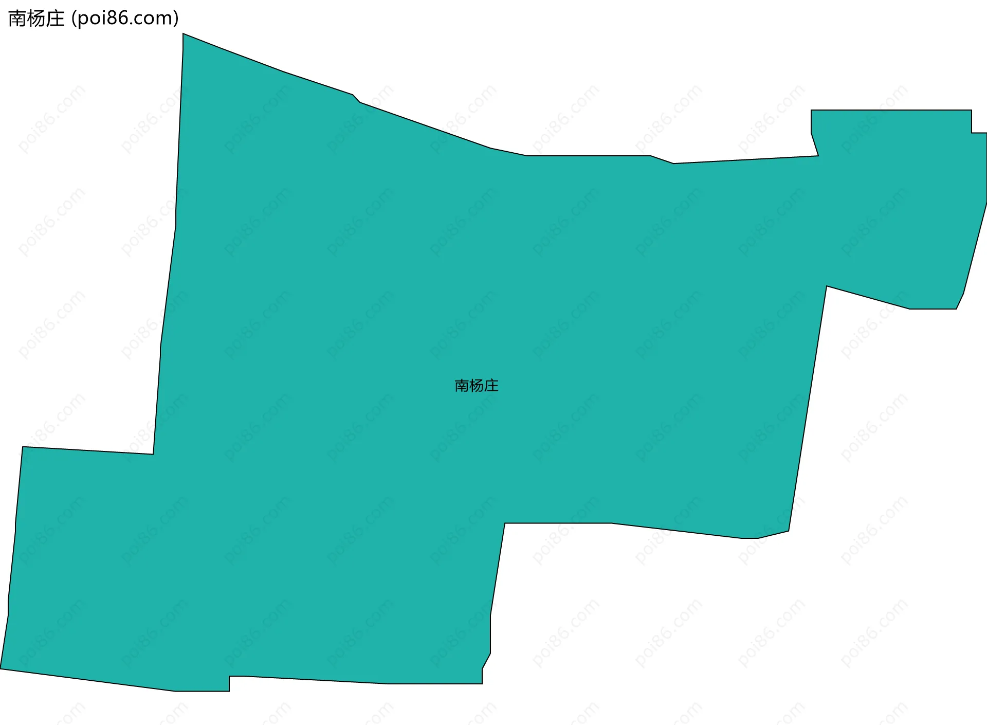 南杨庄边界地图