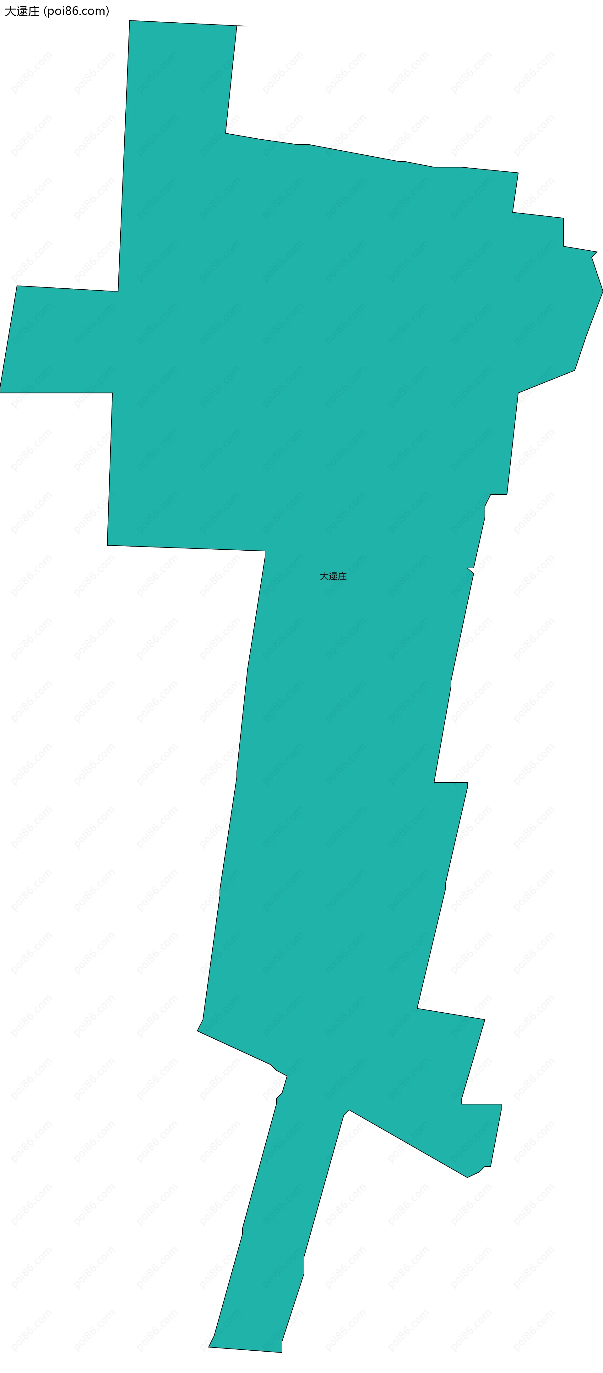 大逯庄边界地图