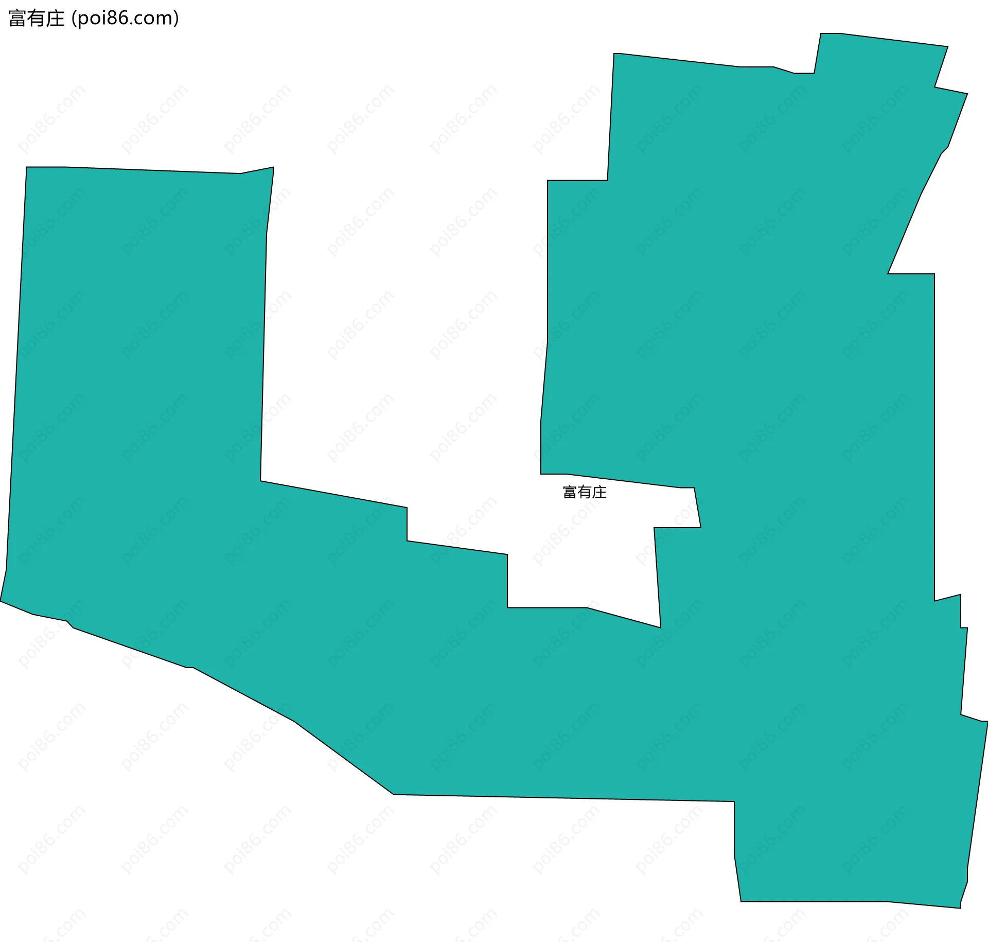 富有庄边界地图