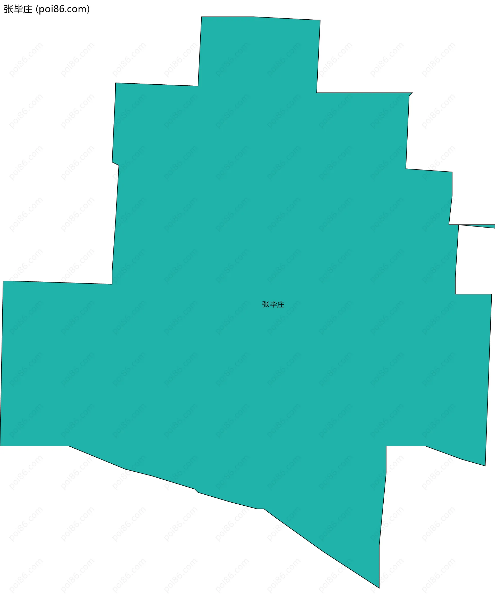 张毕庄边界地图