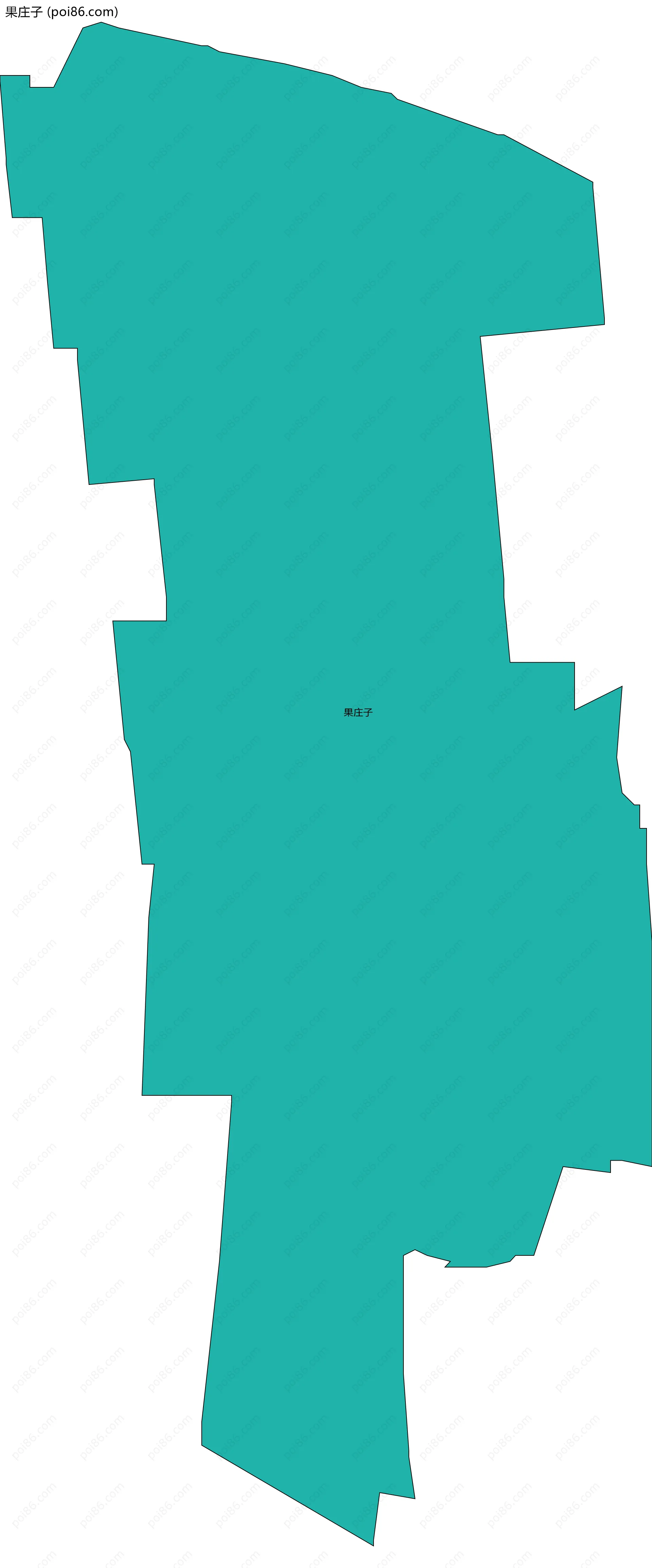 果庄子边界地图