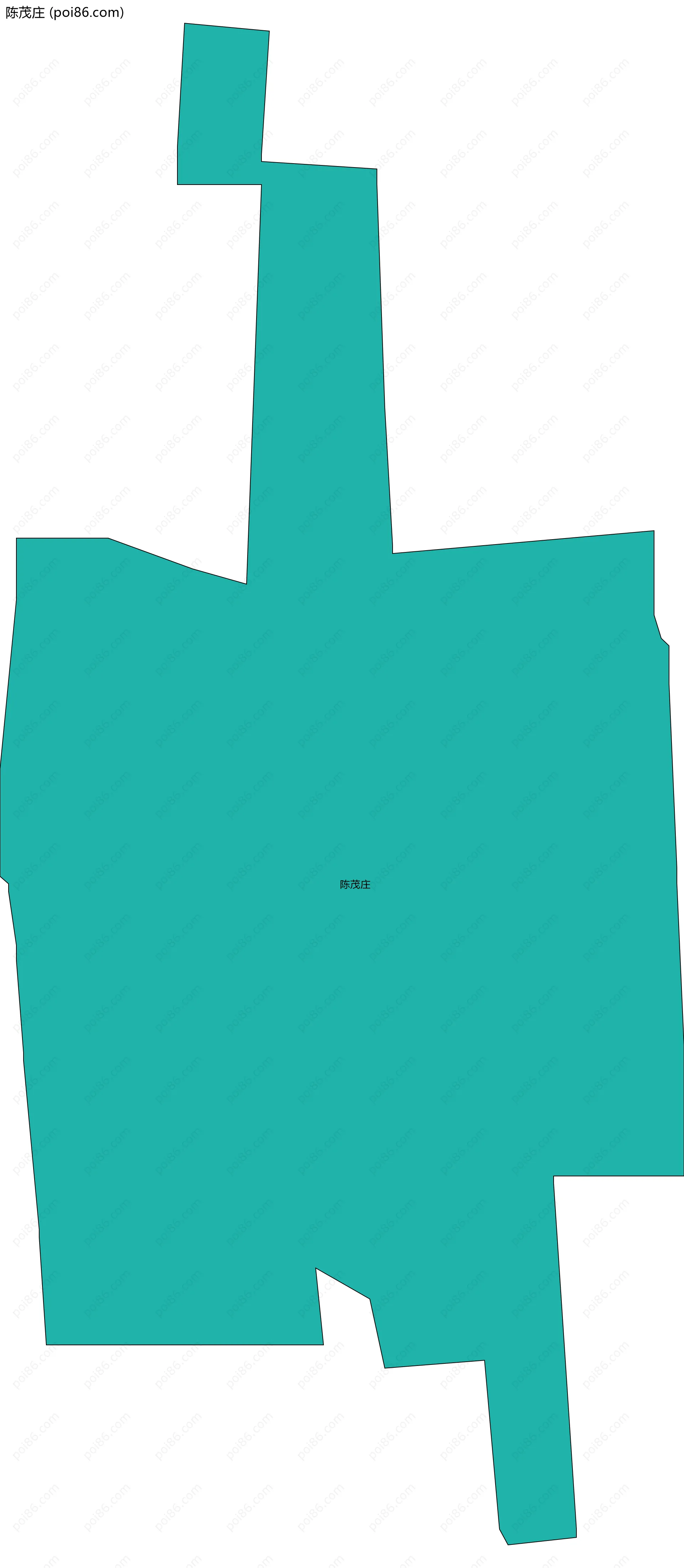 陈茂庄边界地图