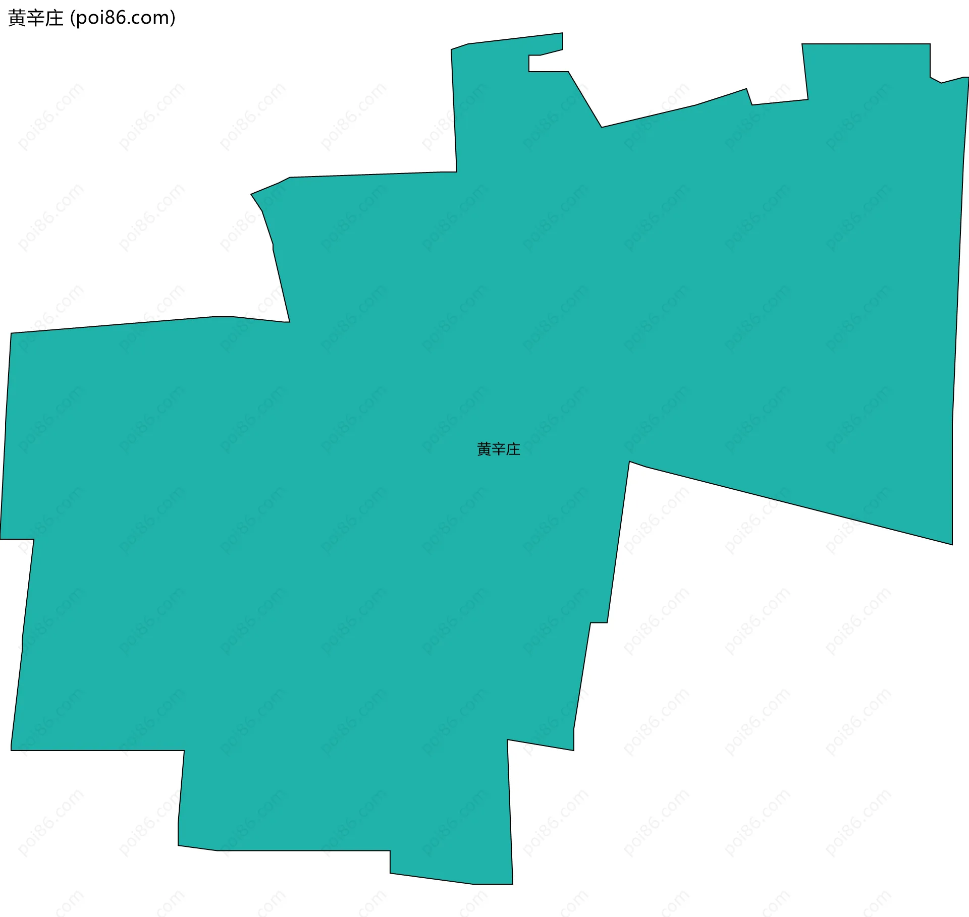 黄辛庄边界地图