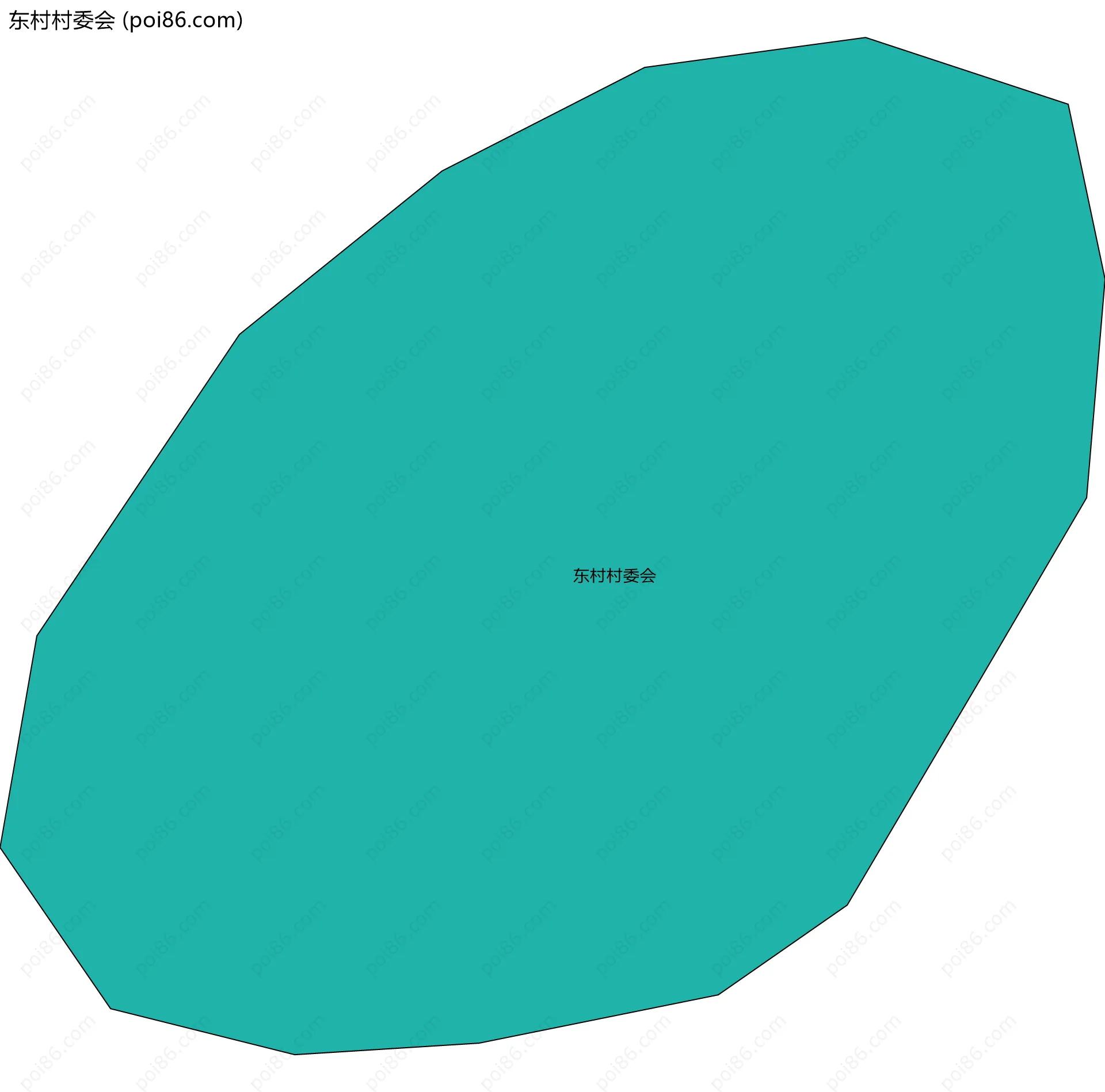 东村村委会边界地图