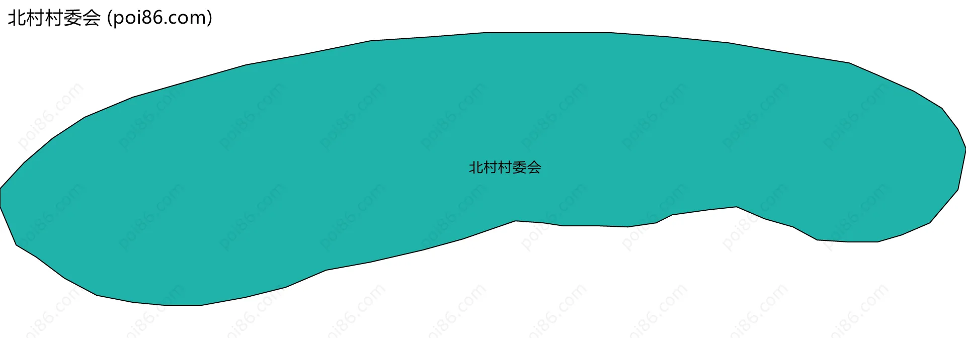 北村村委会边界地图