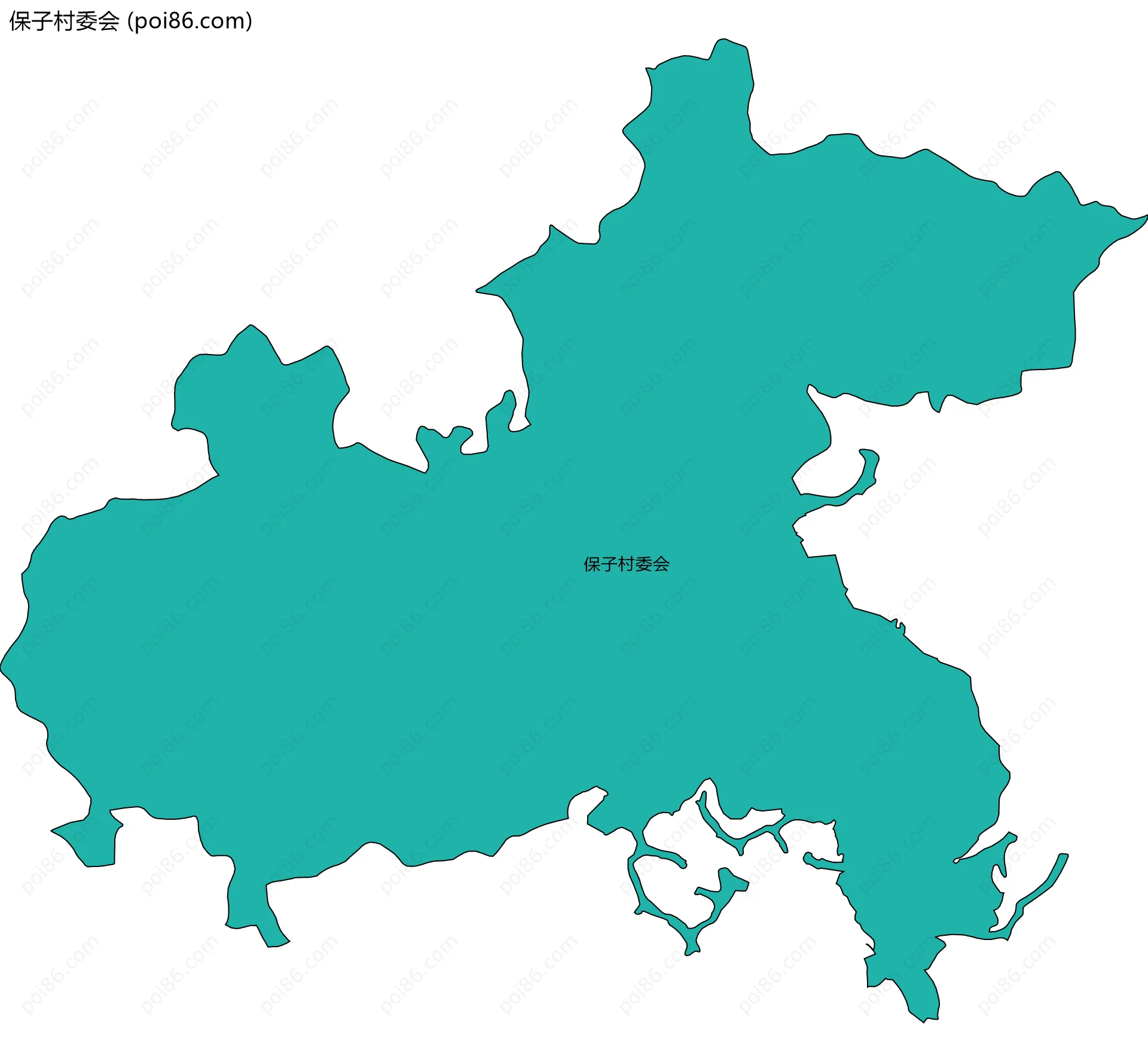 保子村委会边界地图