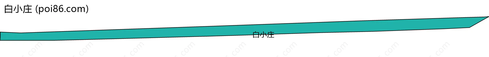 白小庄边界地图