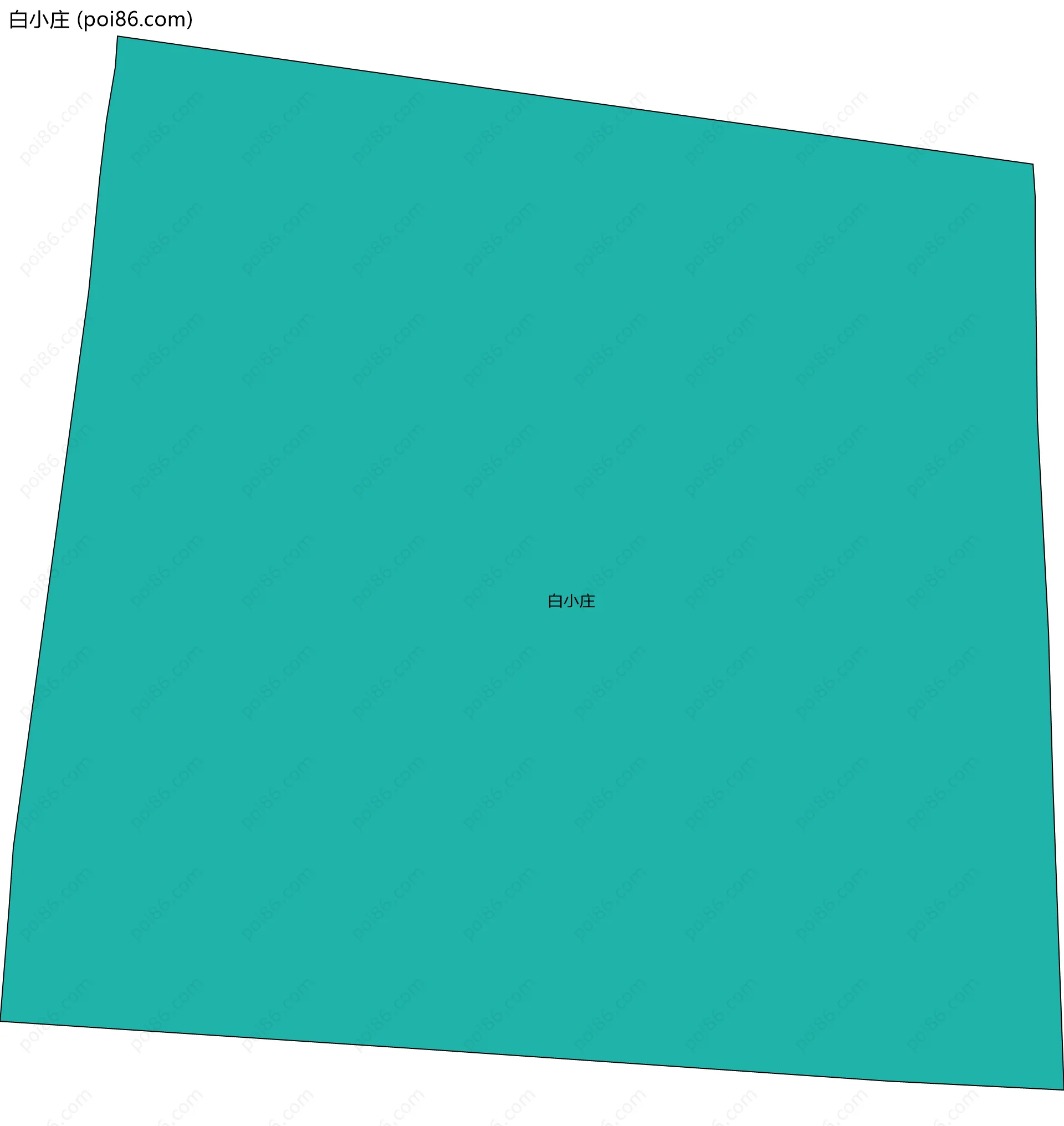 白小庄边界地图