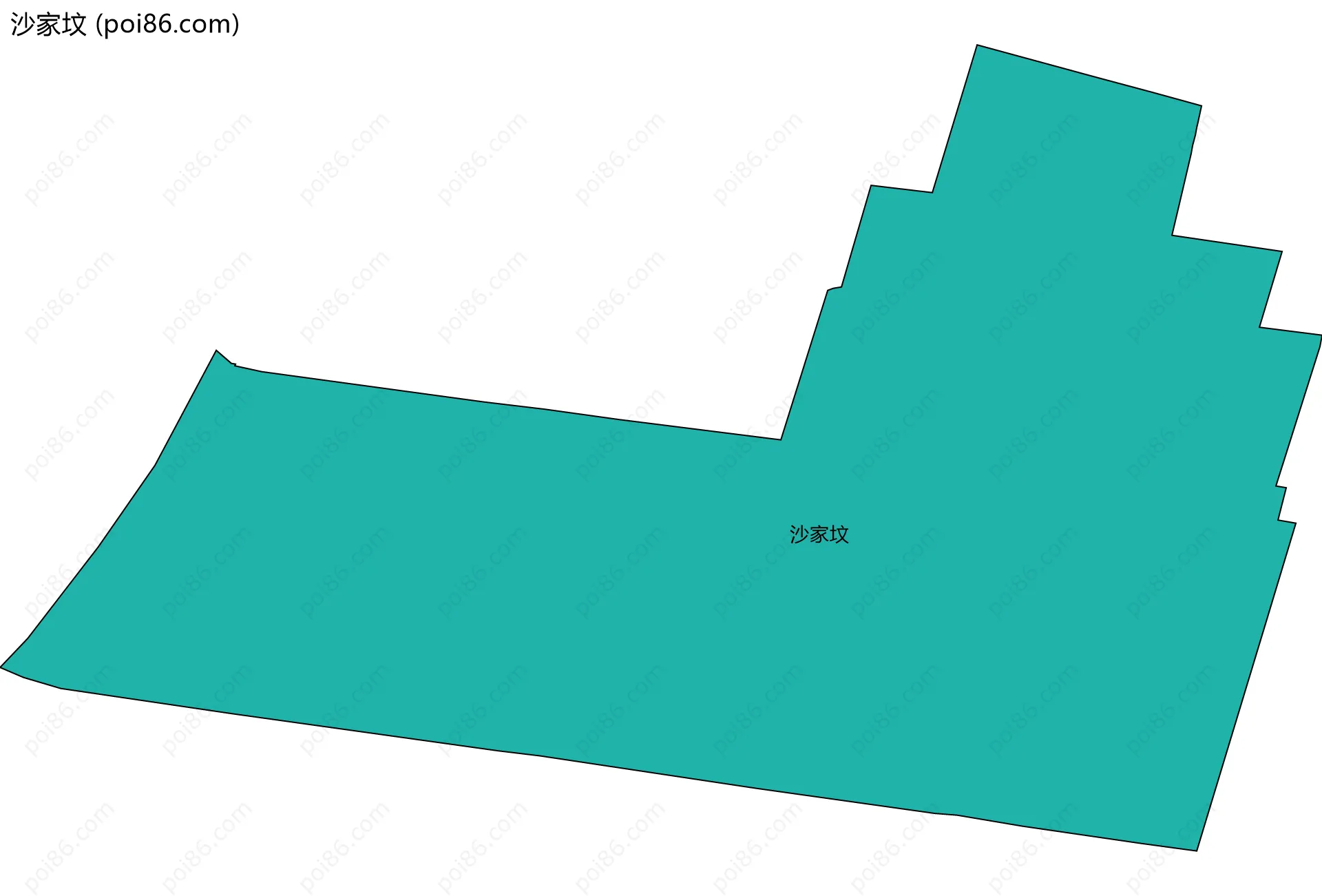 沙家坟边界地图