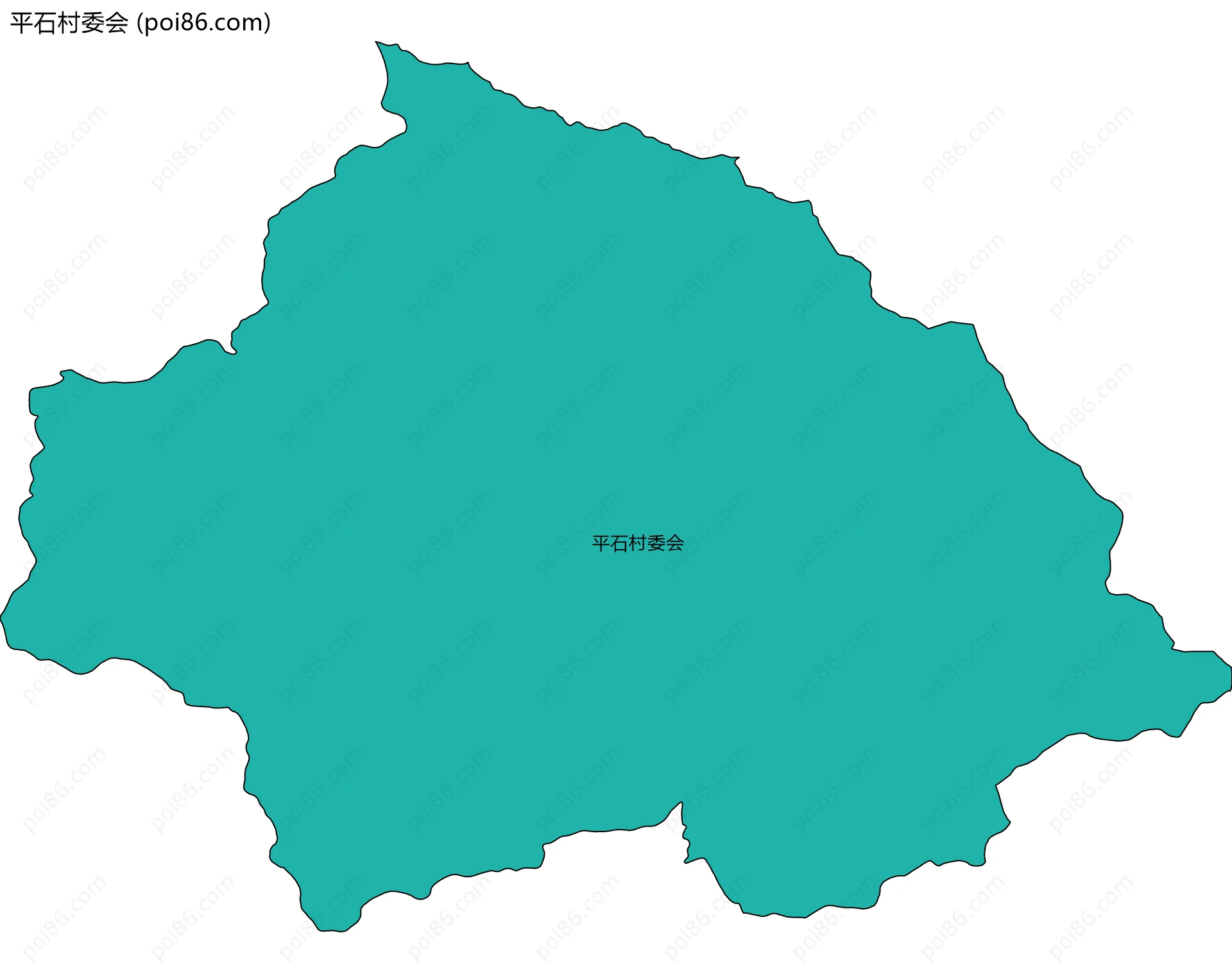 平石村委会边界地图