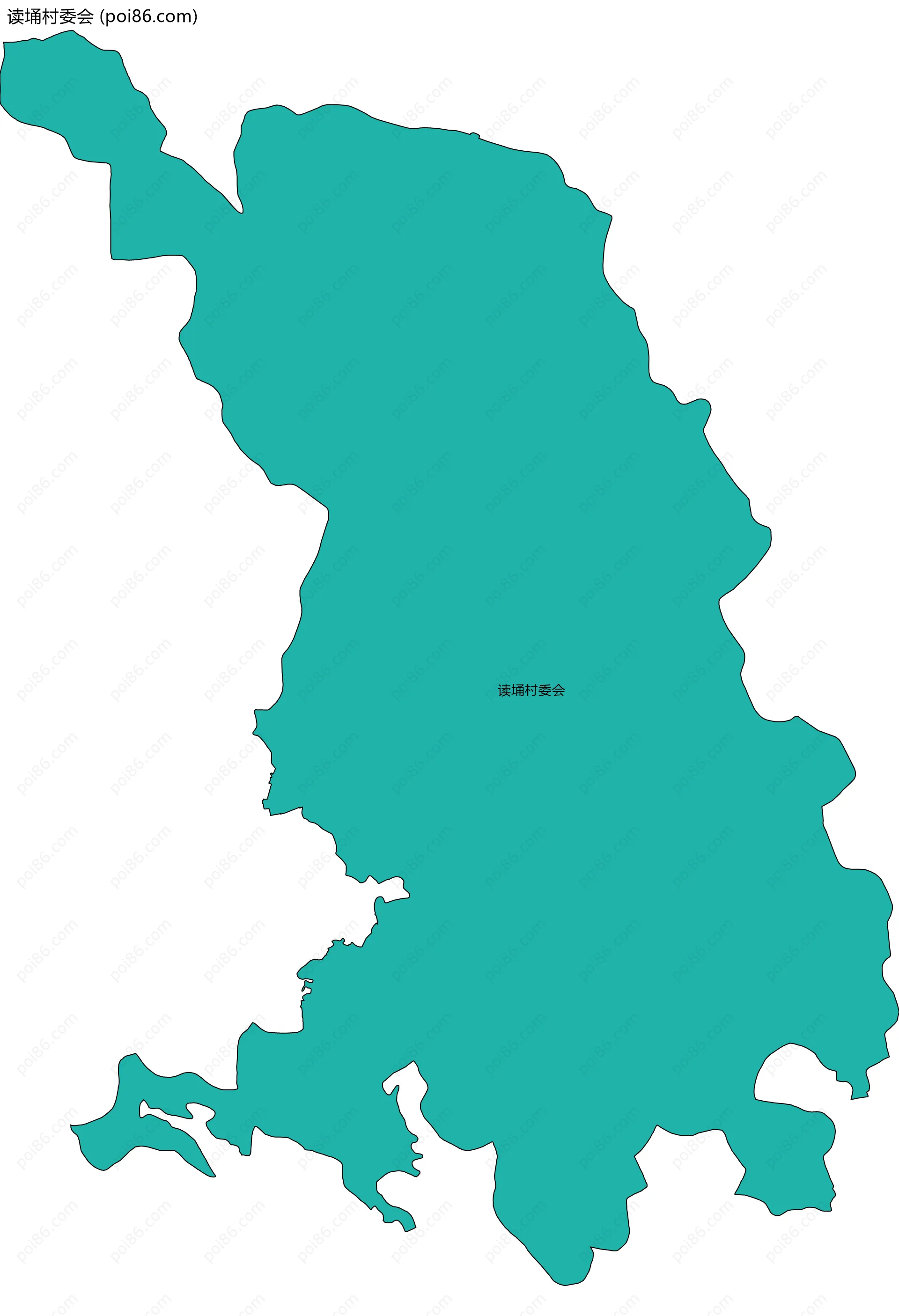 读埇村委会边界地图