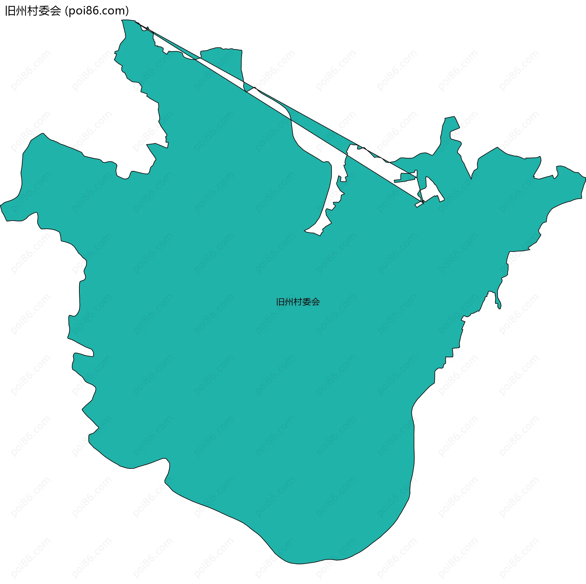 旧州村委会边界地图