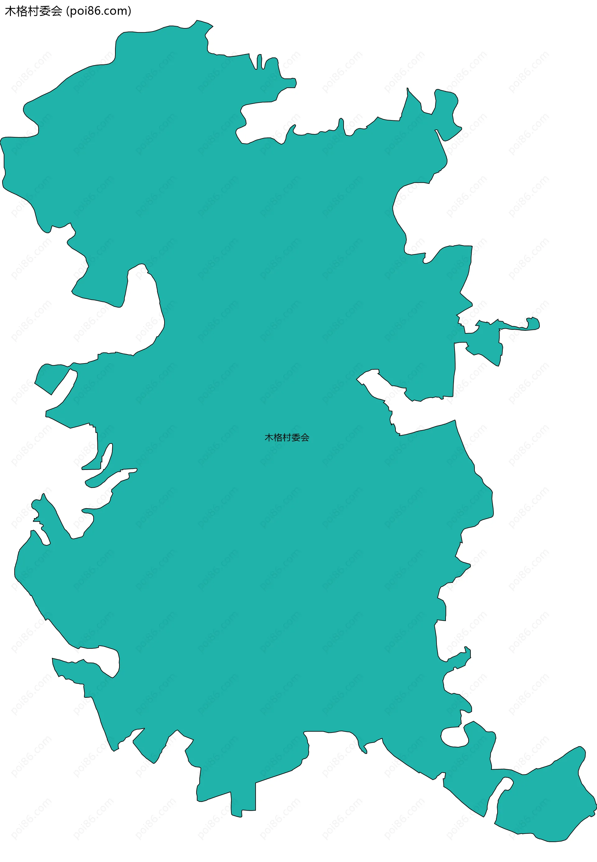 木格村委会边界地图