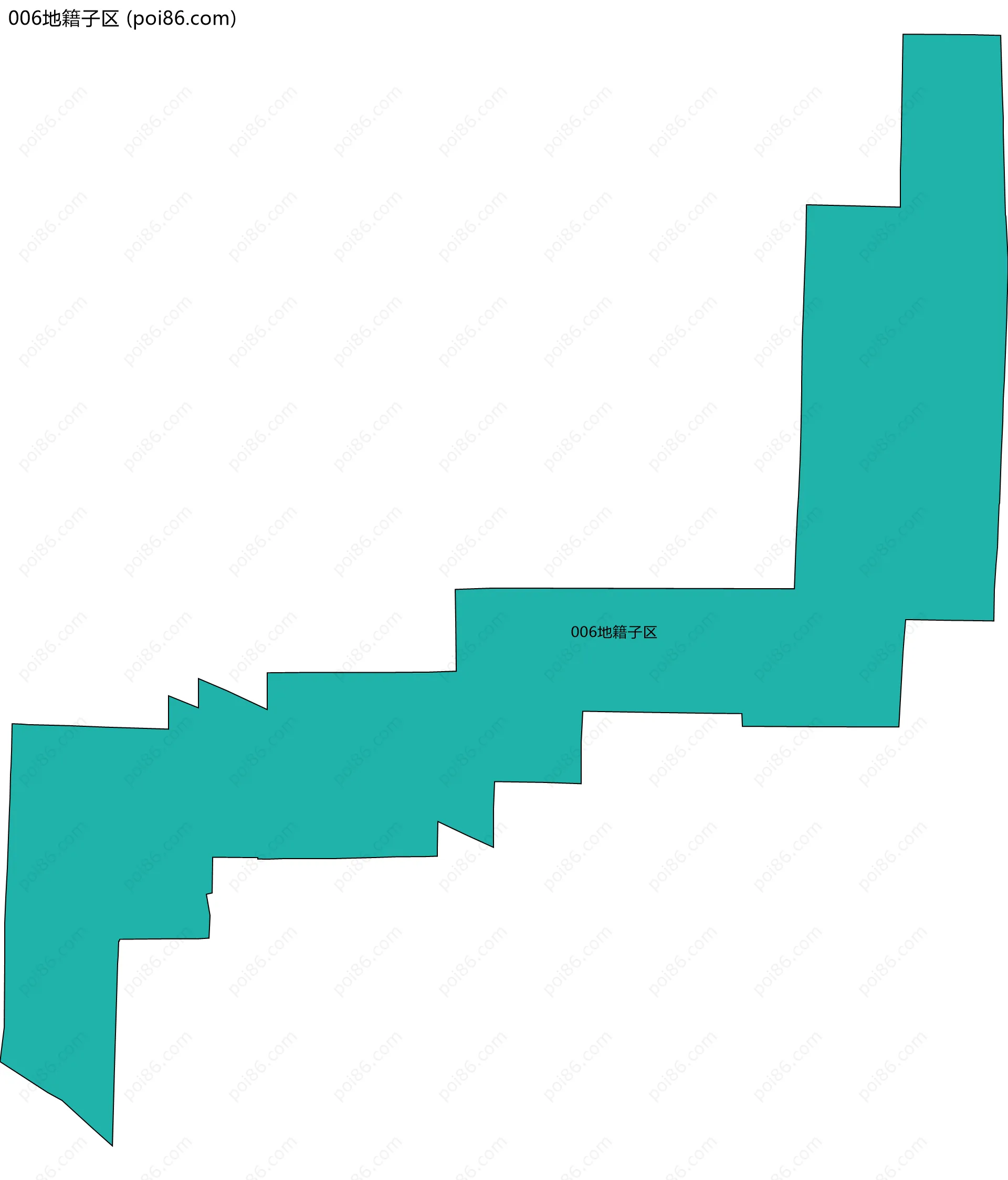 006地籍子区边界地图