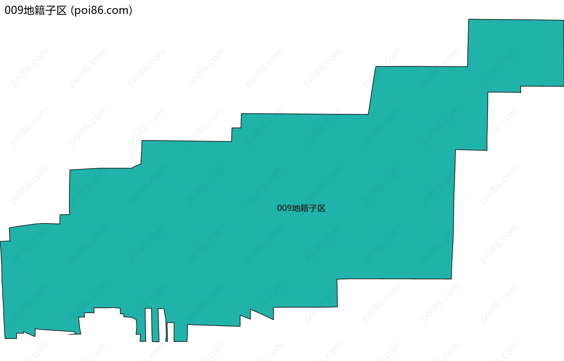 009地籍子区边界地图