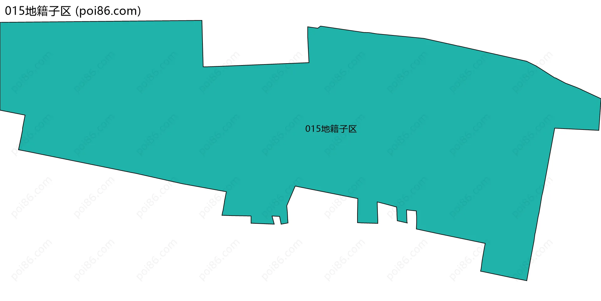 015地籍子区边界地图